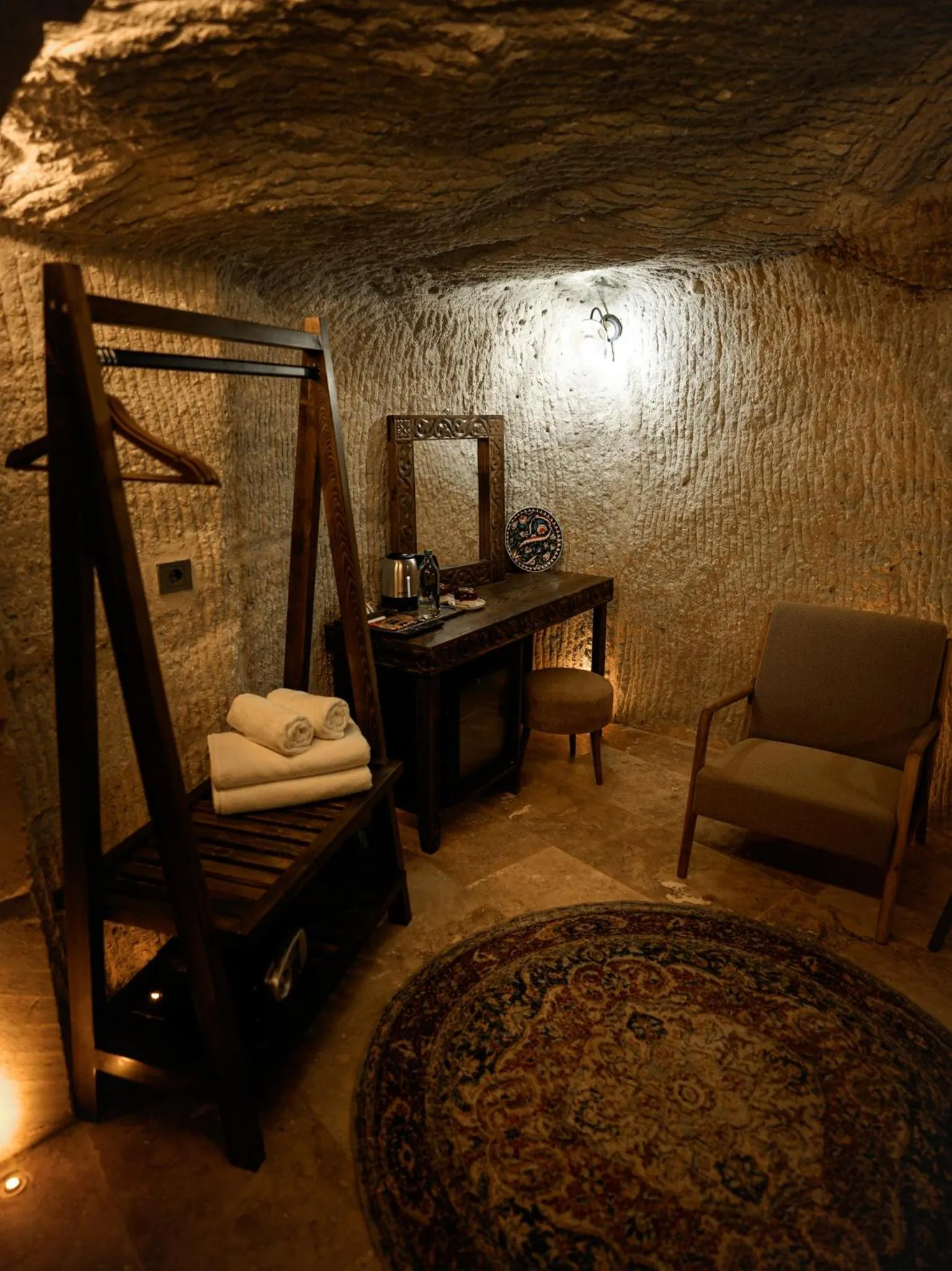 Seating area in Lost City Cappadocia