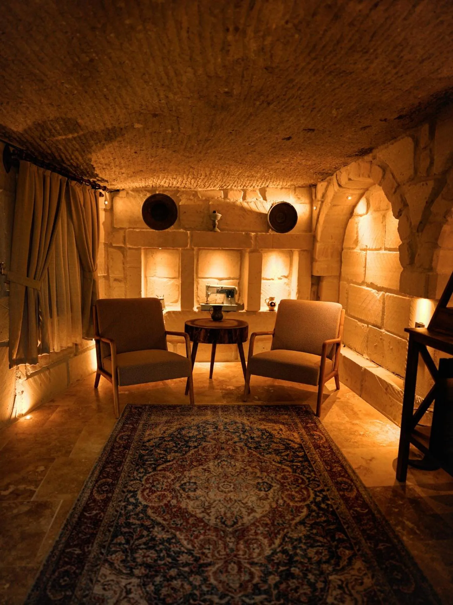 Seating area in Lost City Cappadocia