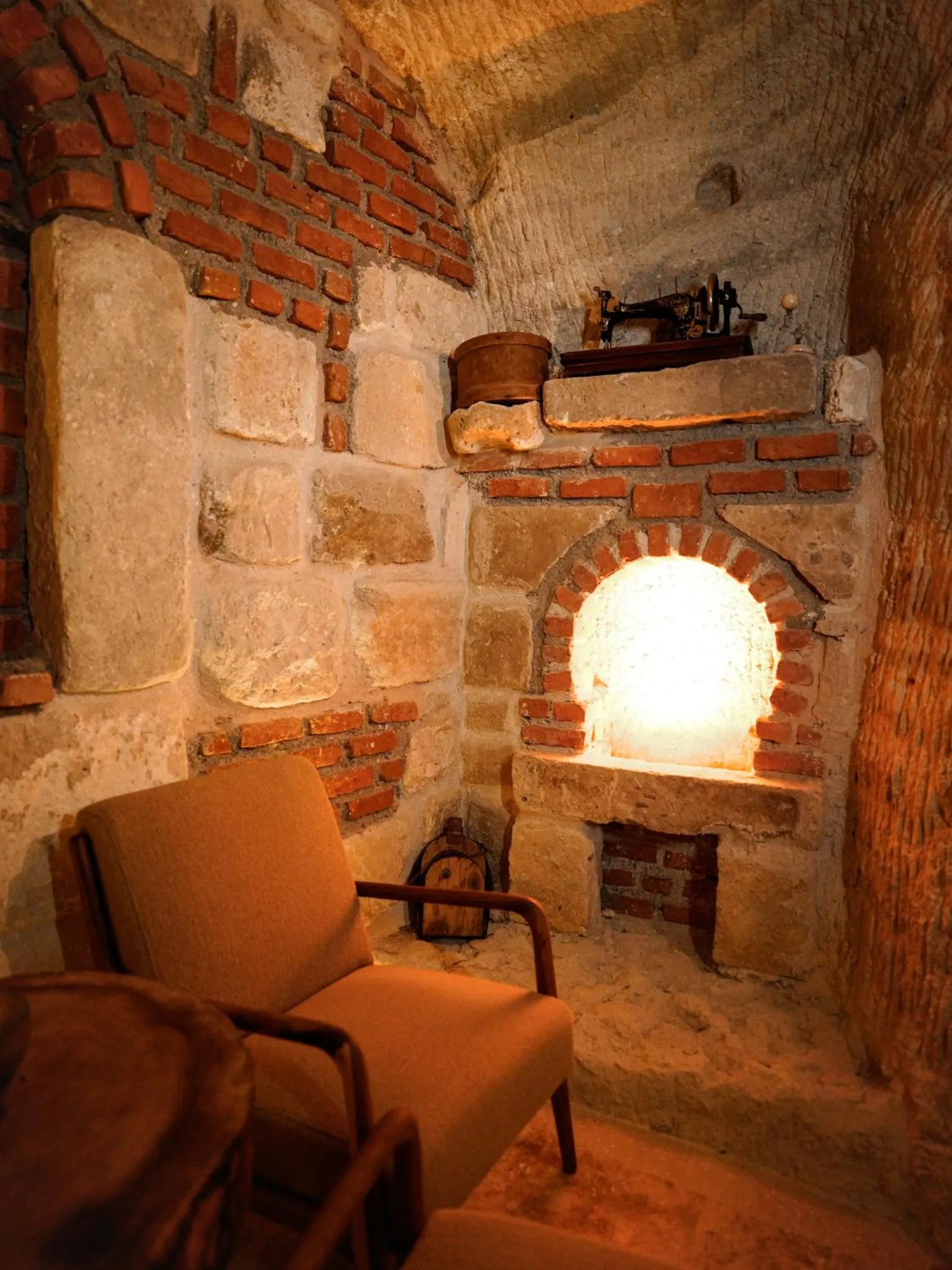 Seating area in Lost City Cappadocia