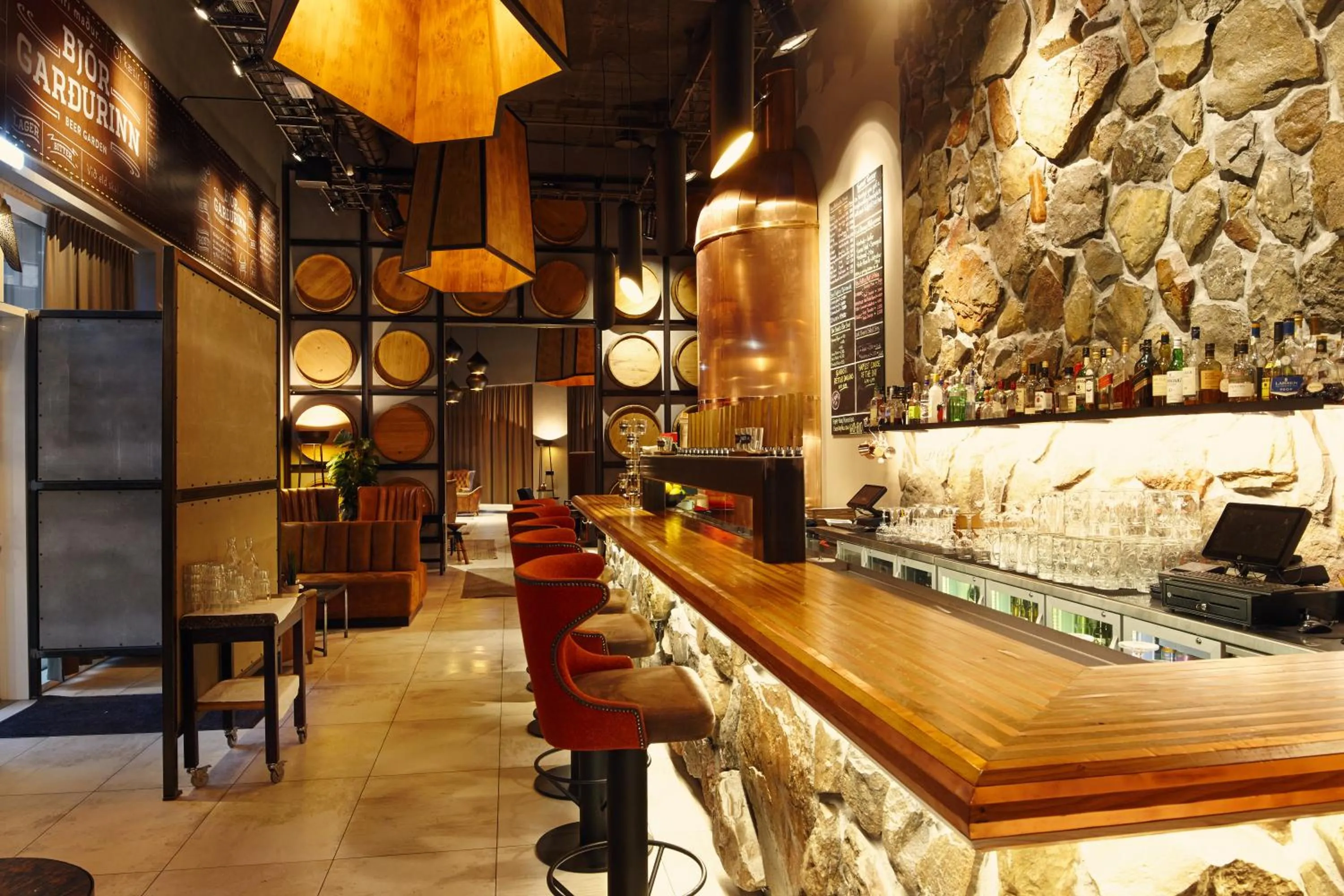 Restaurant/places to eat in Fosshotel Reykjavík