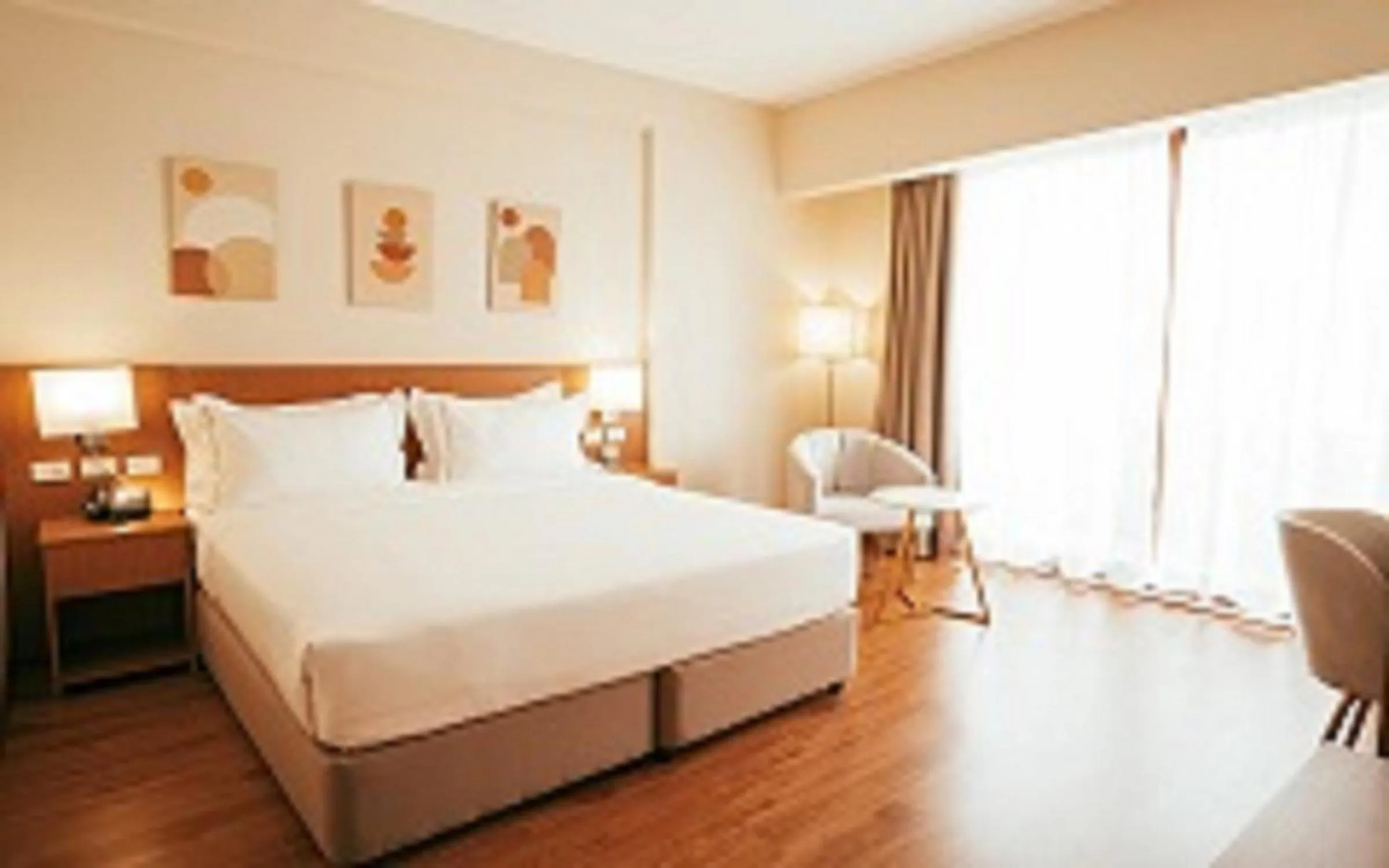 Bed in AYA Addis Hotel