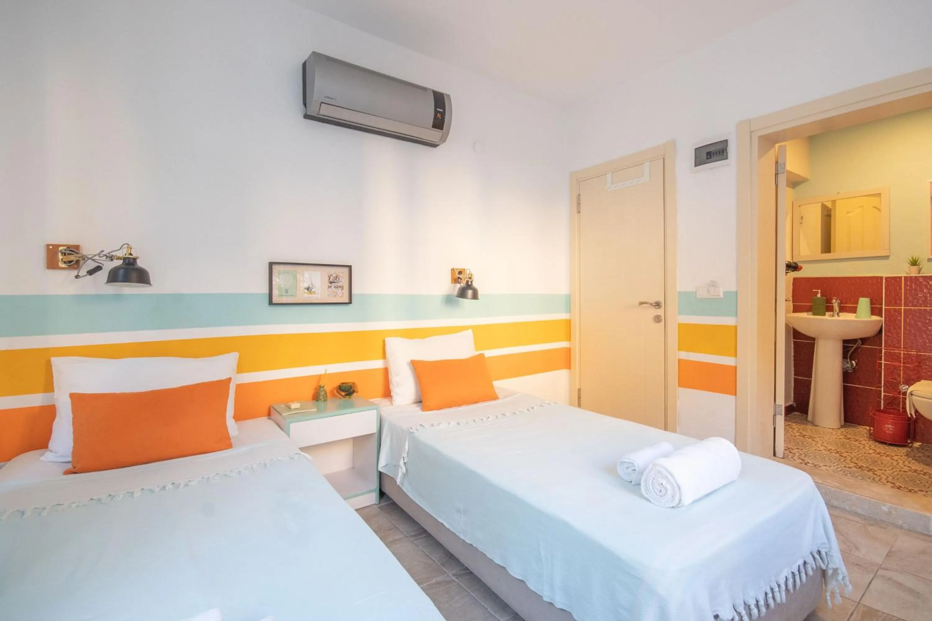 Bed in Kuytu Bed & Breakfast