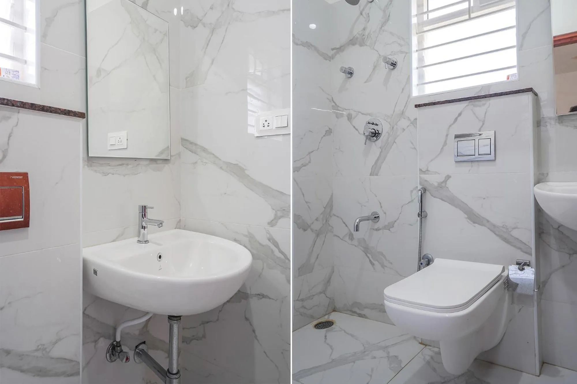 Bathroom in FabHotel Royal Platinum Suites