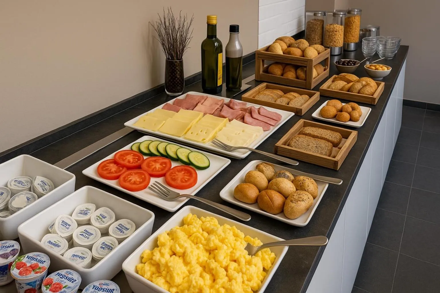 Food and drinks in Lillys Hotel München