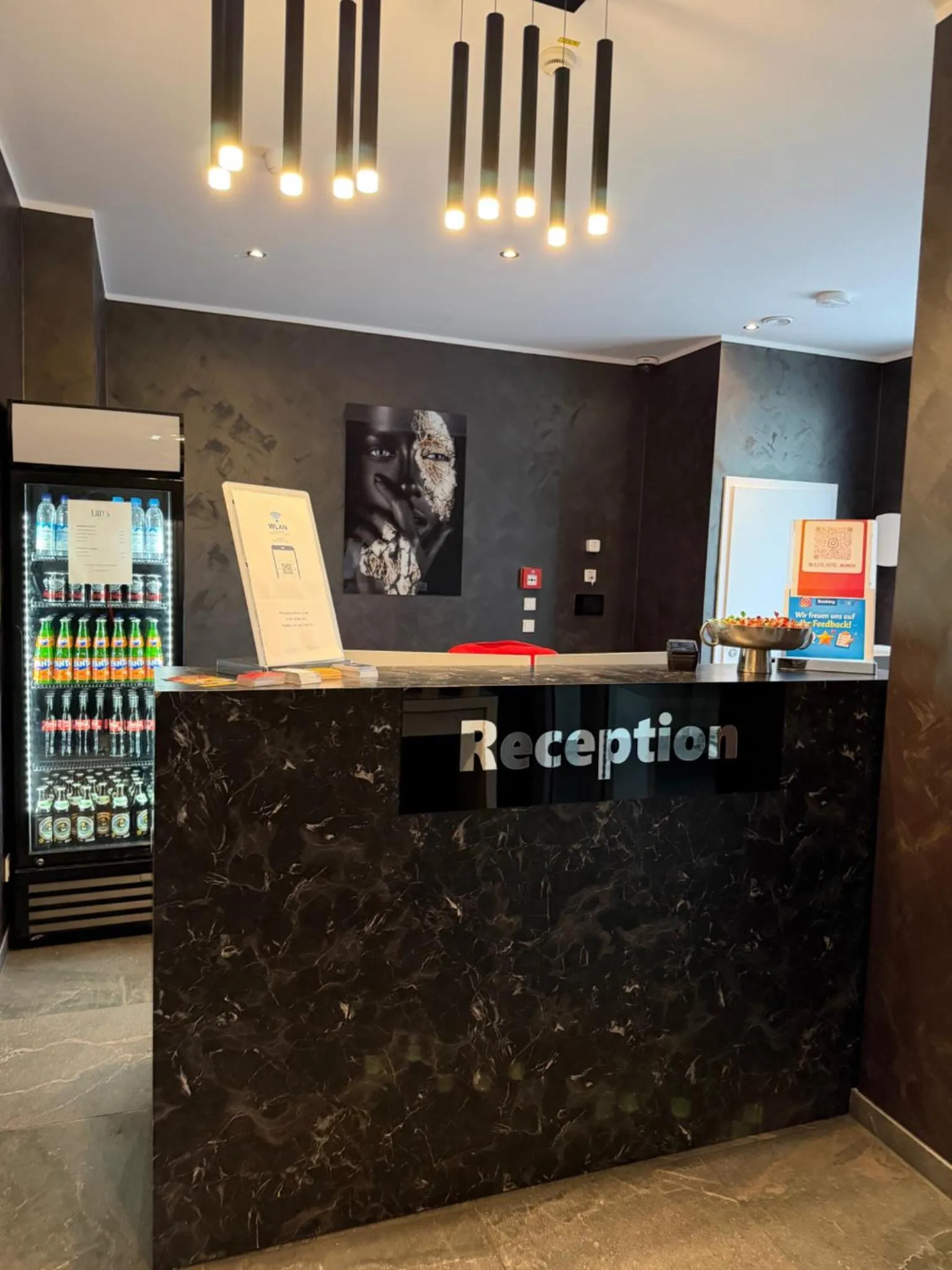 Lobby or reception in Lillys Hotel München