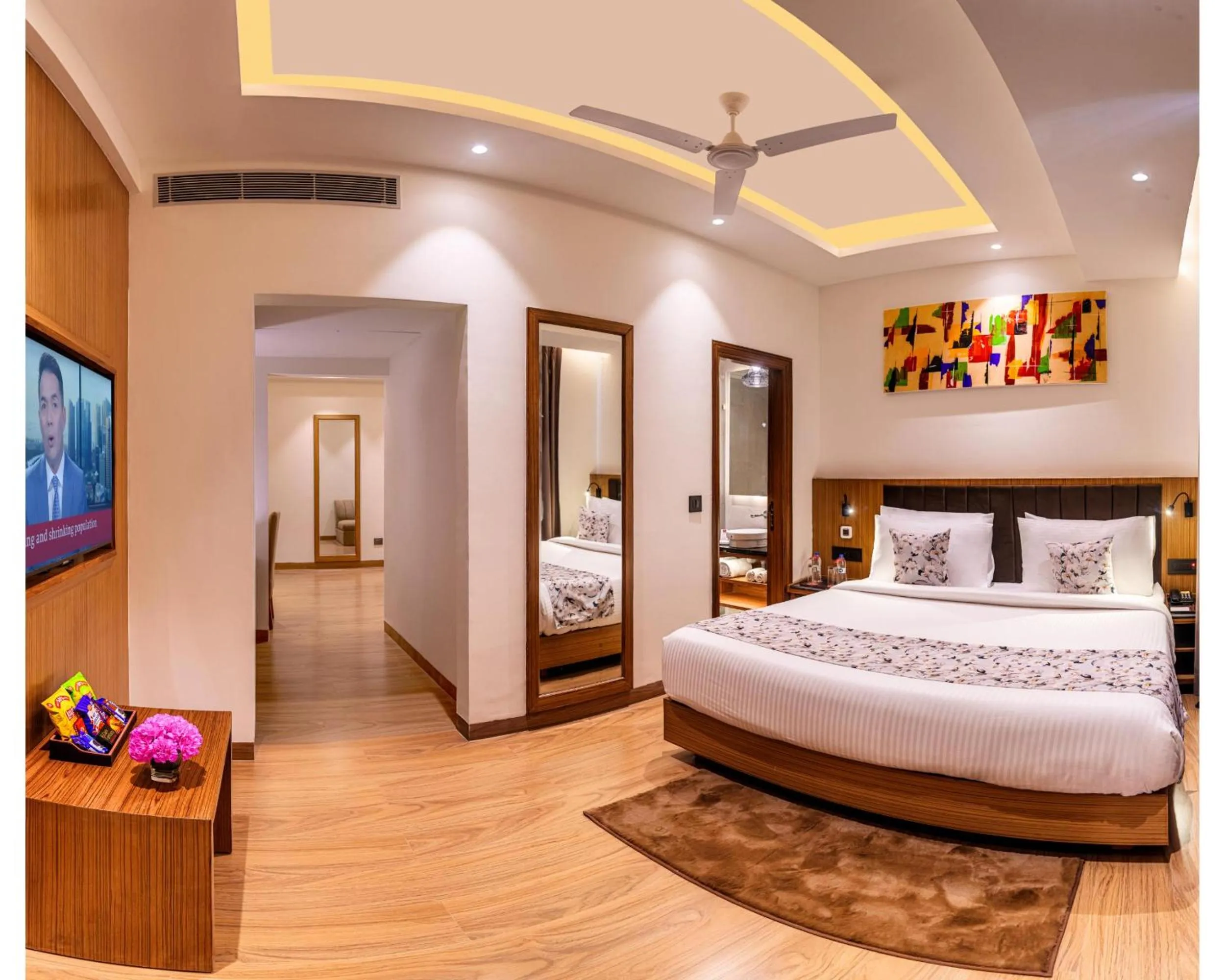 Bed in Lords Eco Inn Dehradun