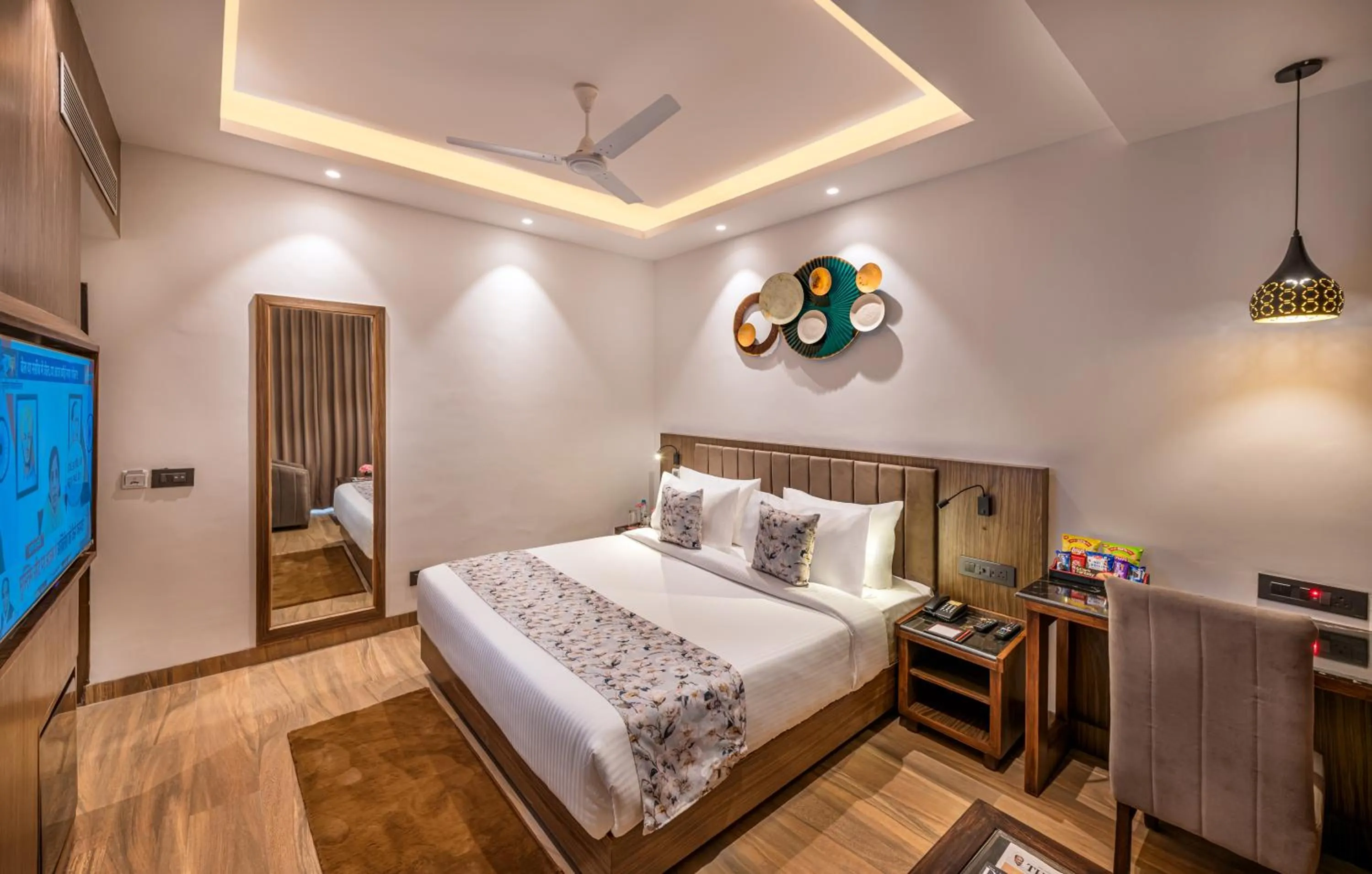 Bed in Lords Eco Inn Dehradun