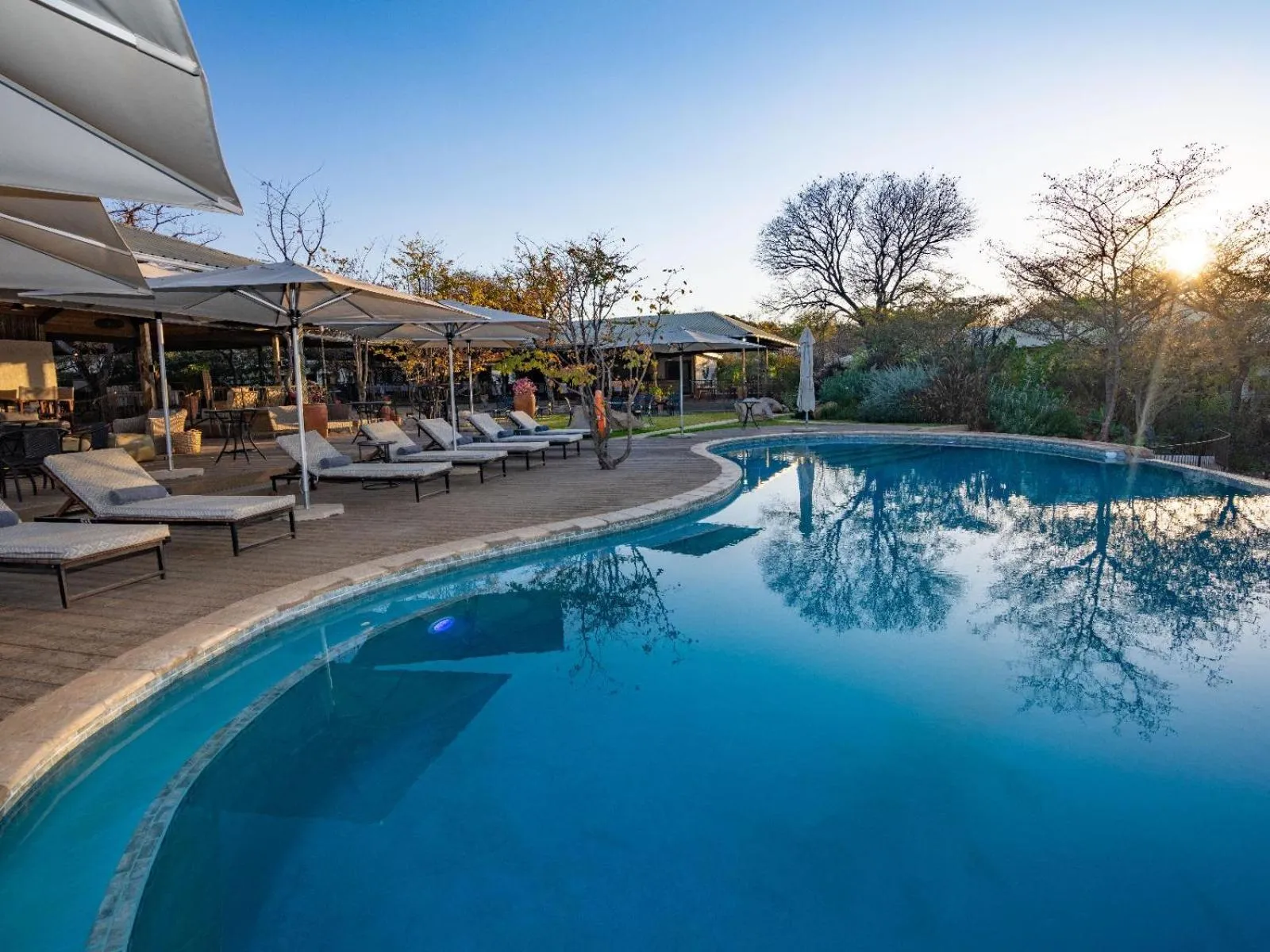 Swimming pool in Insika lodge