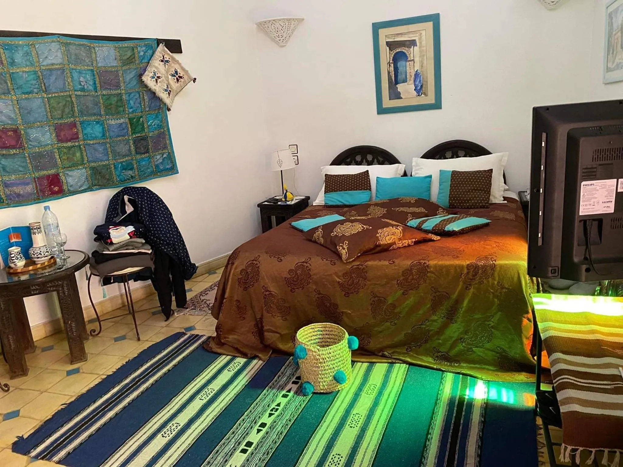 Bed in Riad Aquarelle By GE