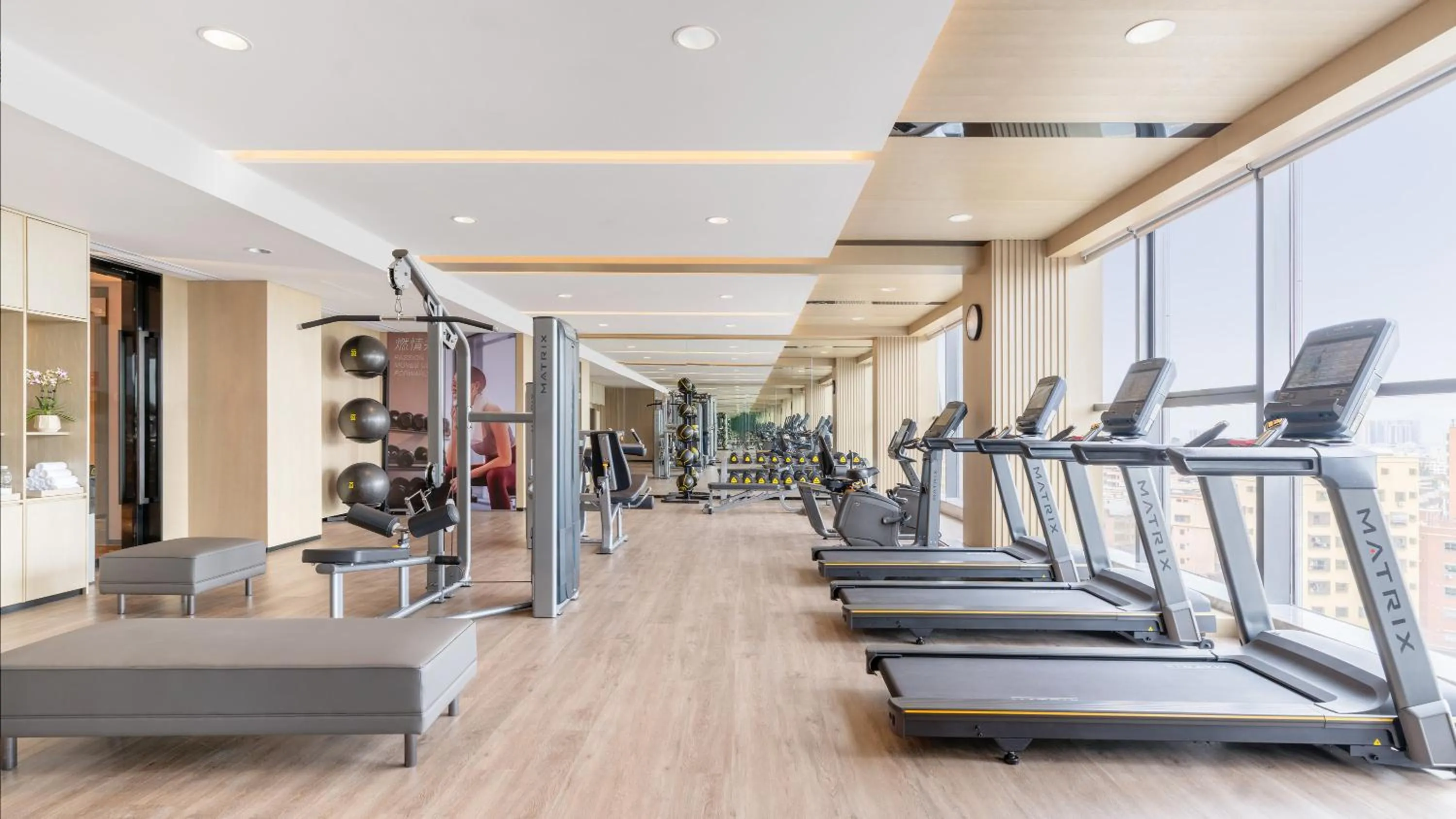 Fitness centre/facilities in Courtyard by Marriott Shanwei Haifeng
