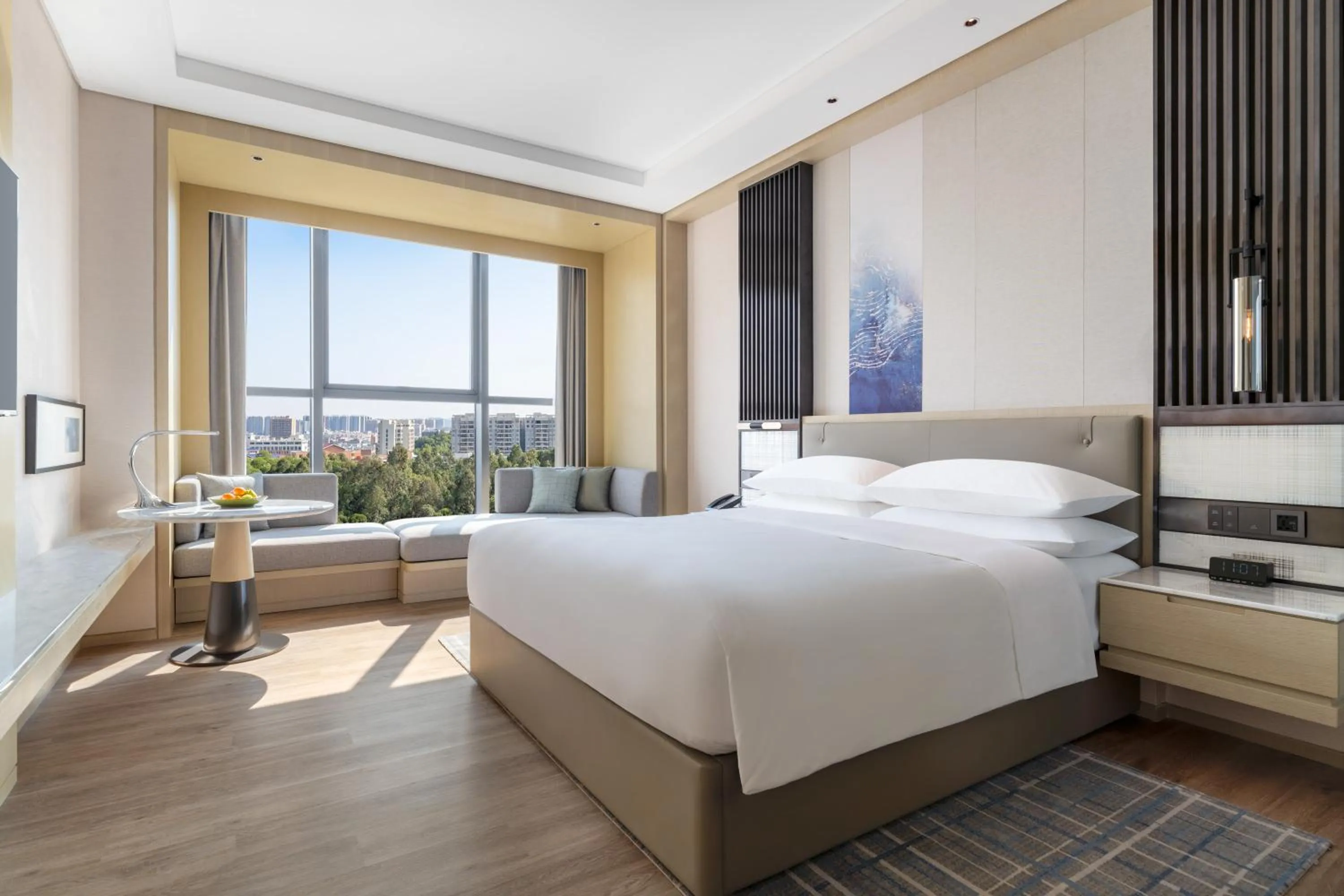 Photo of the whole room, Bed in Courtyard by Marriott Shanwei Haifeng