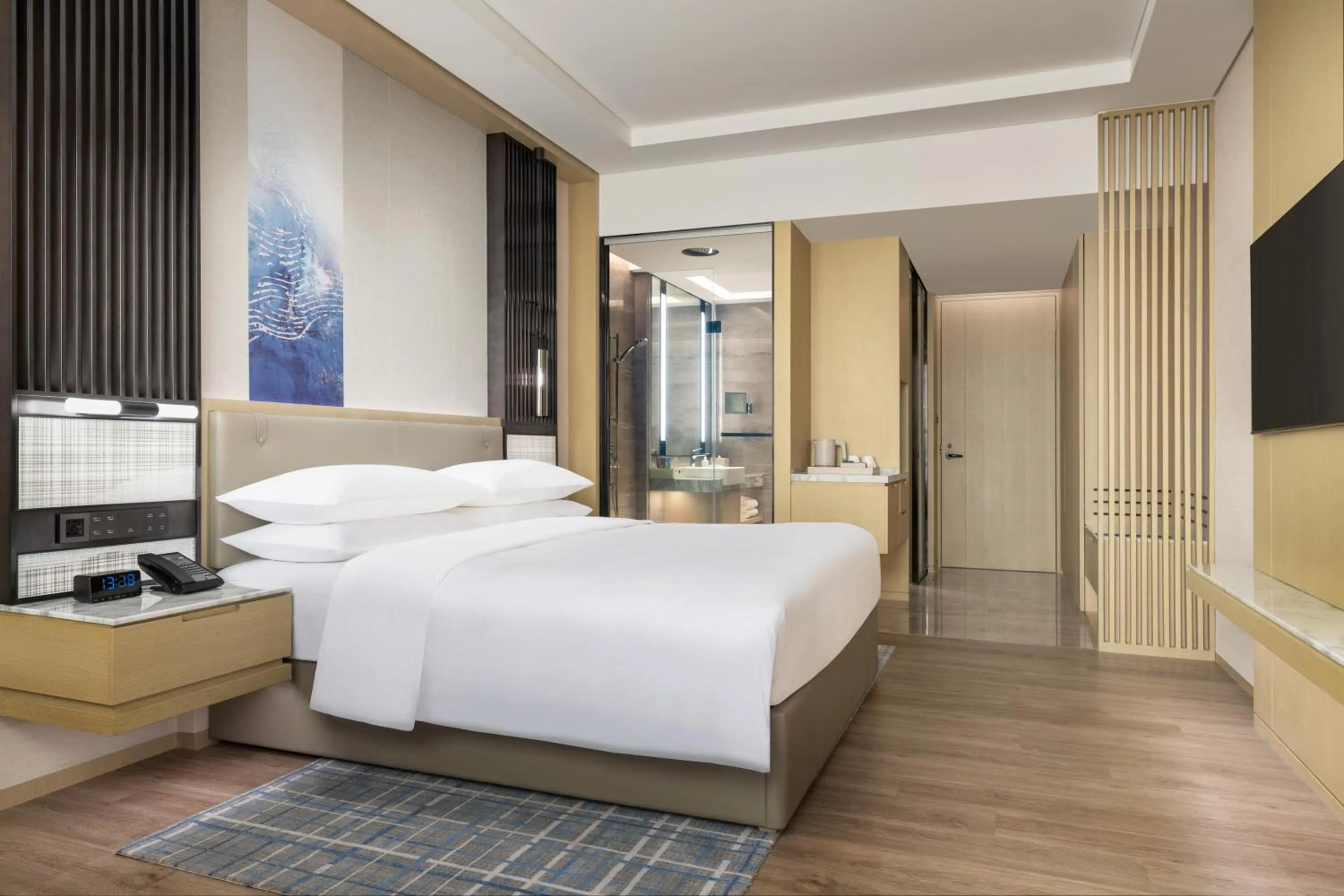 Photo of the whole room, Bed in Courtyard by Marriott Shanwei Haifeng