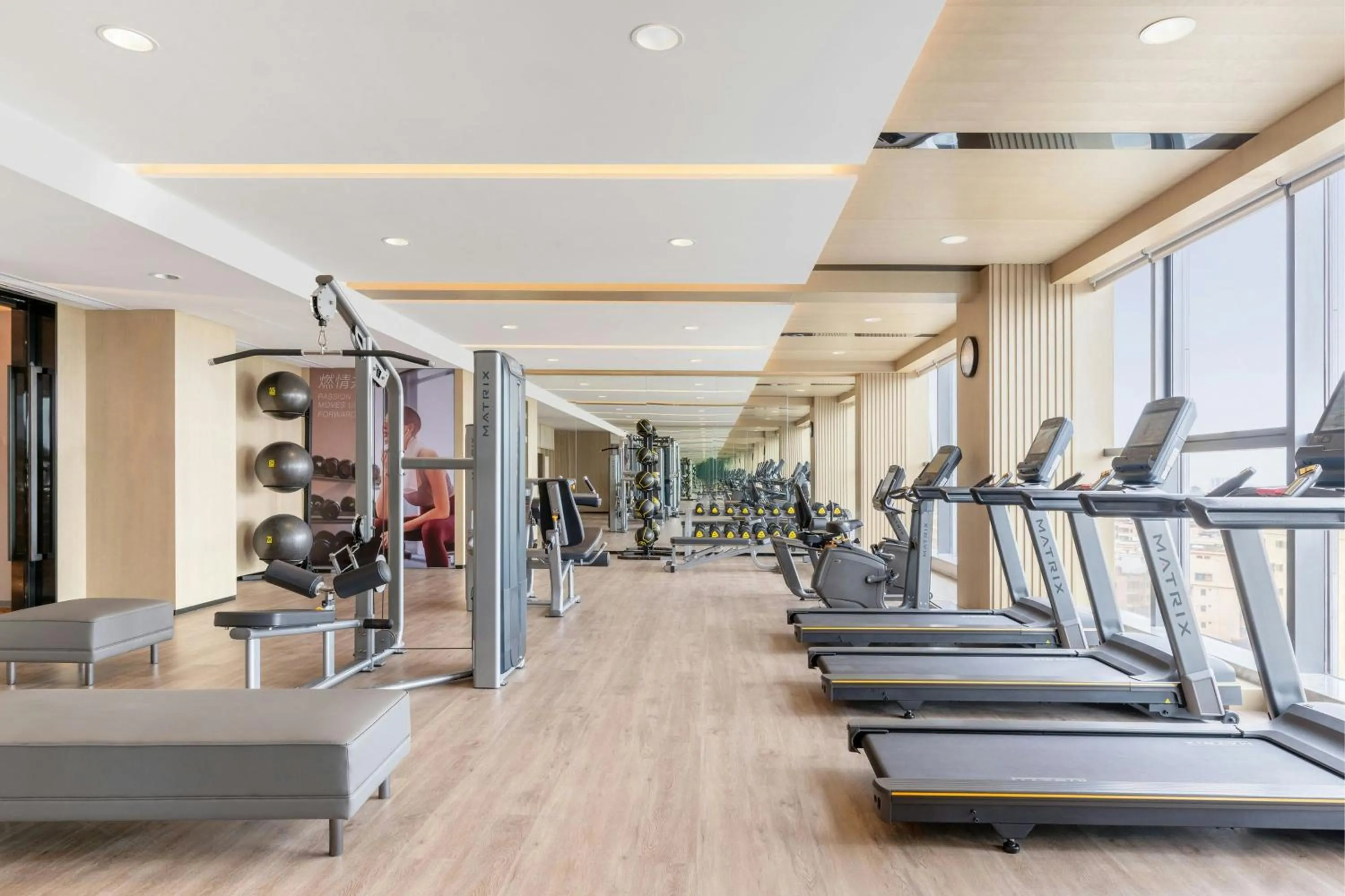 Fitness centre/facilities in Courtyard by Marriott Shanwei Haifeng