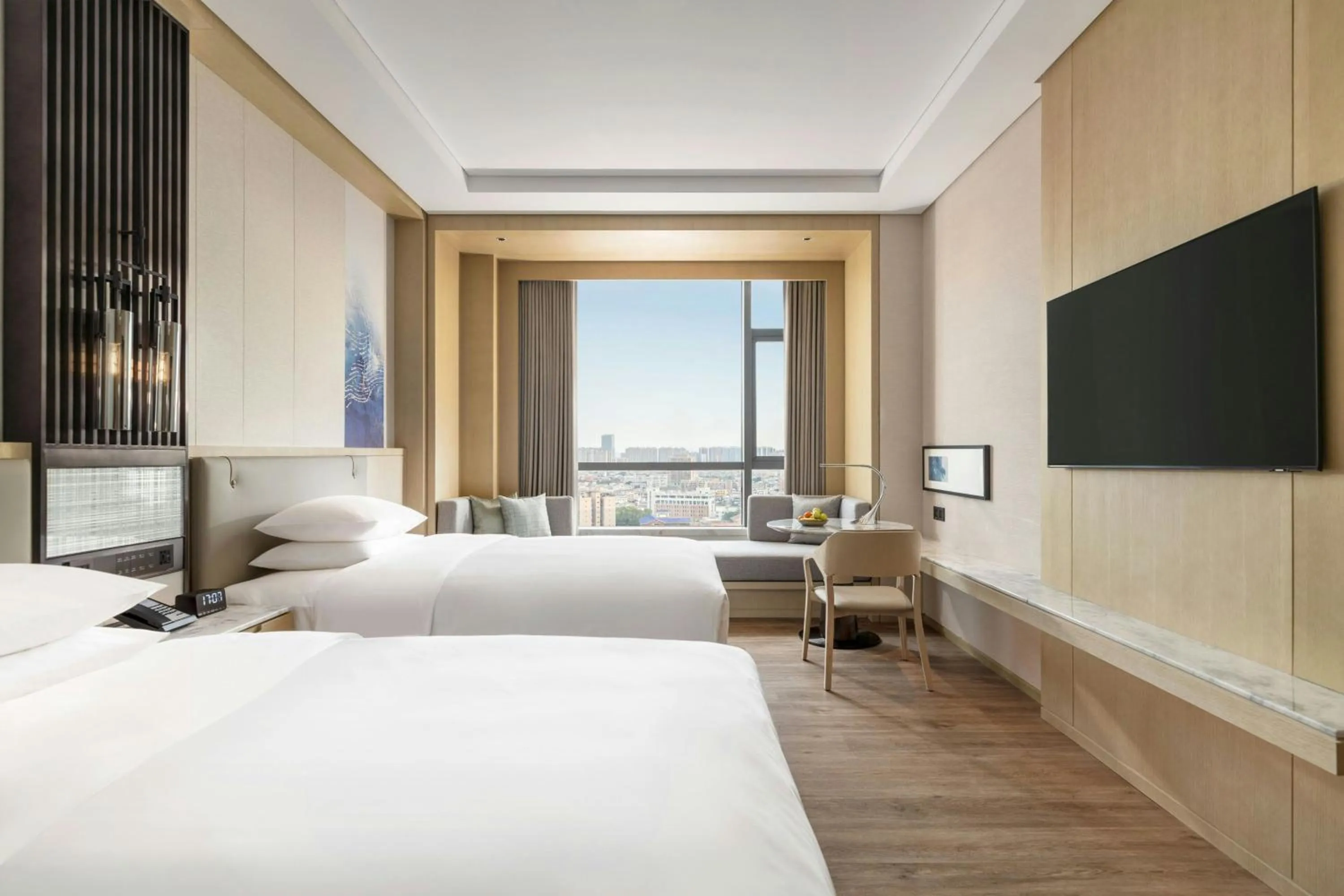 Photo of the whole room, Bed in Courtyard by Marriott Shanwei Haifeng