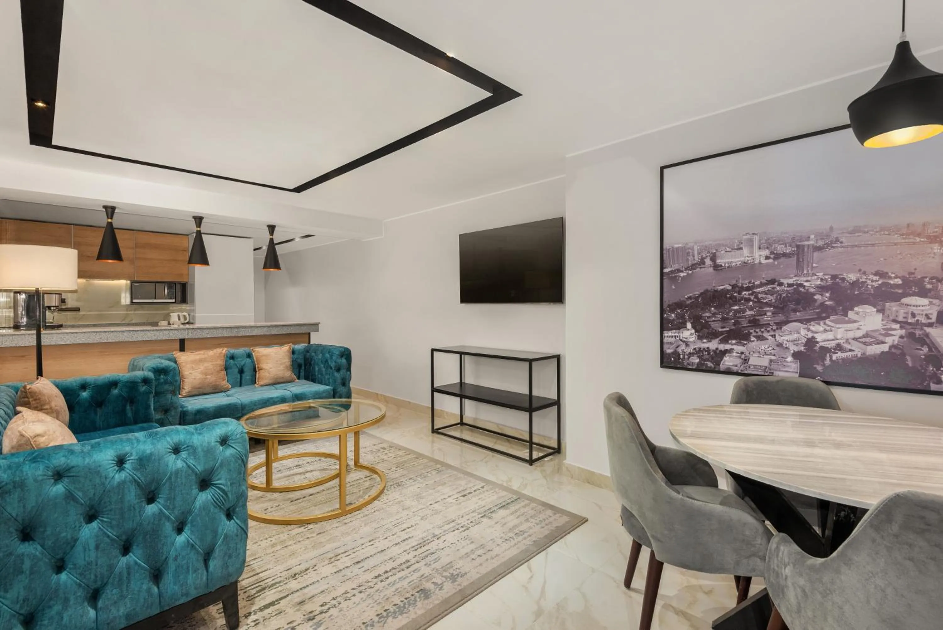 Living room in Radisson Residences Cairo Heliopolis