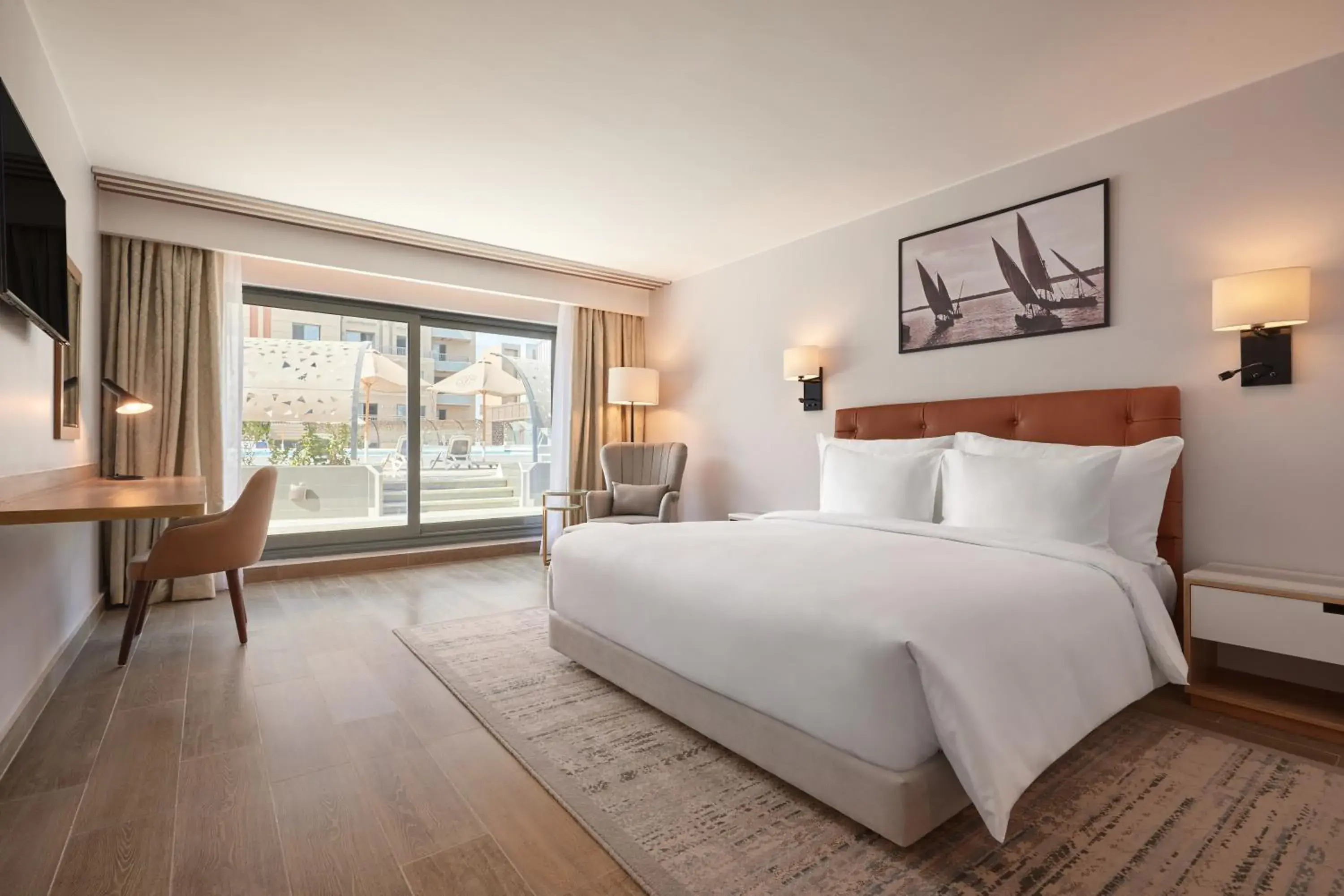 Superior One-Bedroom Suite with Pool View in Radisson Residences Cairo Heliopolis Superior One-Bedroom Suite with Pool View in Radisson Residences Cairo Heliopolis