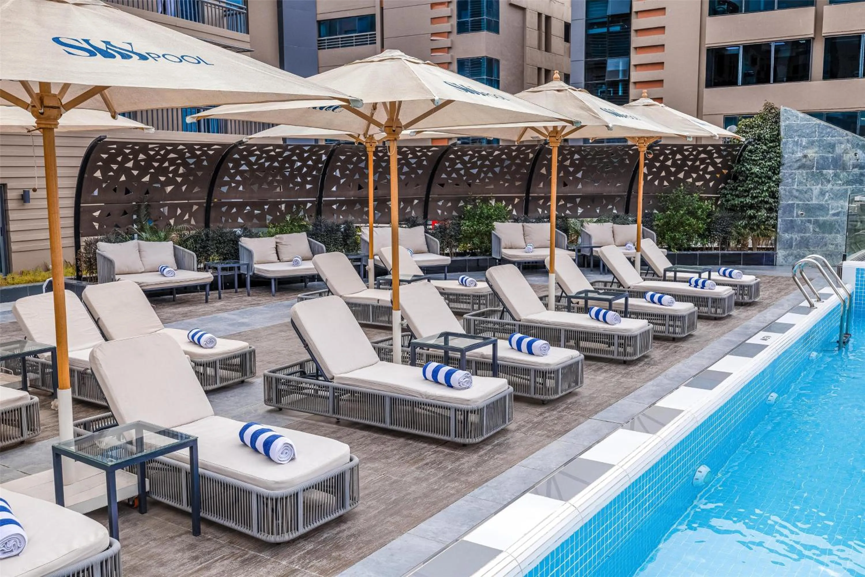 Pool view in Radisson Residences Cairo Heliopolis