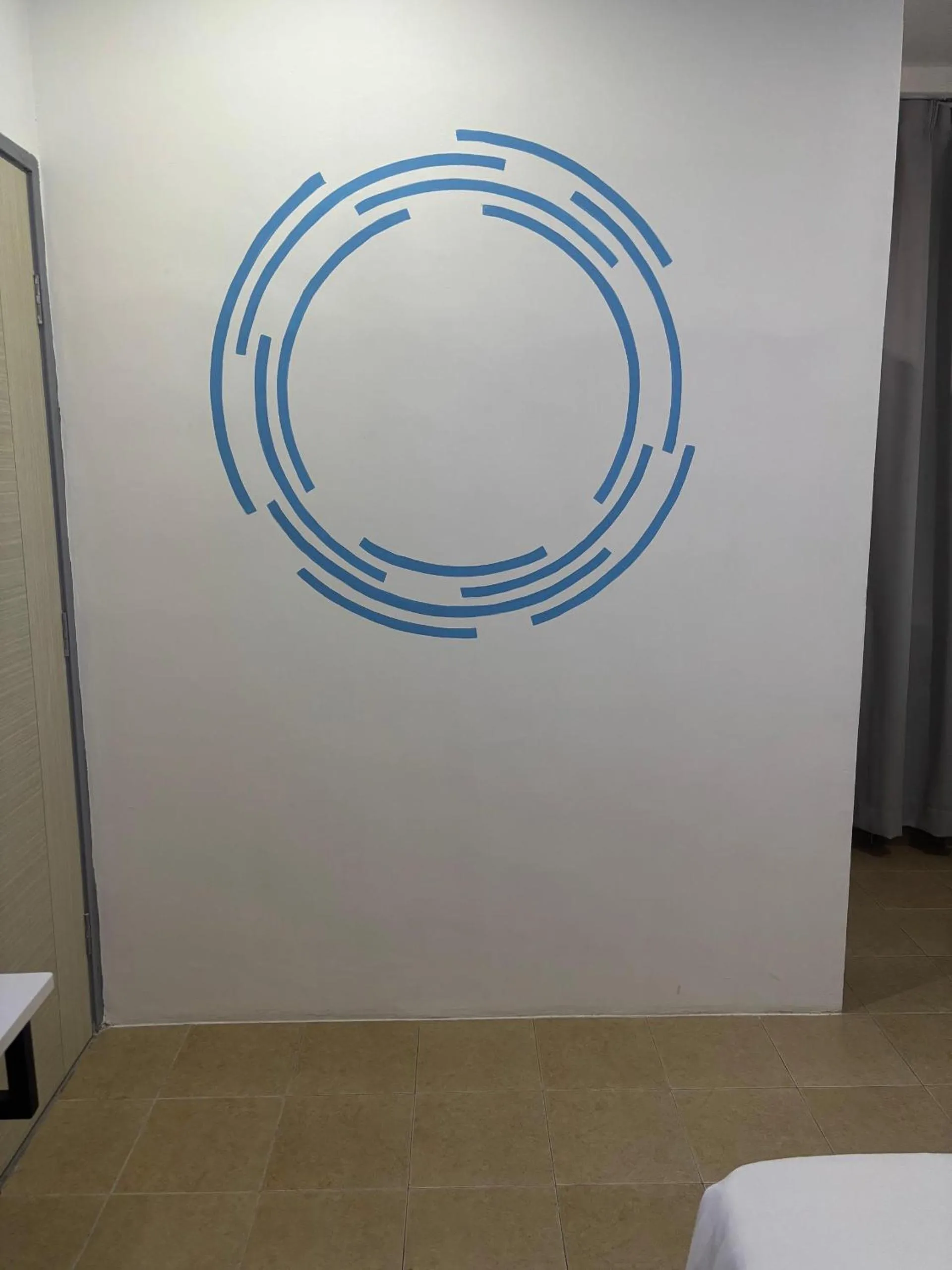 Decorative detail, Bed in One Stop Hotel Ipoh