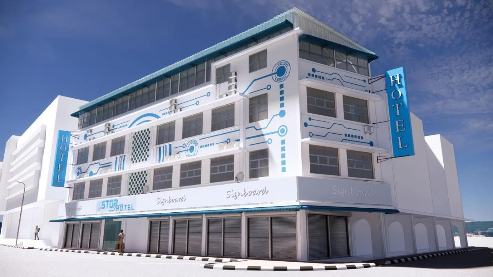 Property building in One Stop Hotel Ipoh