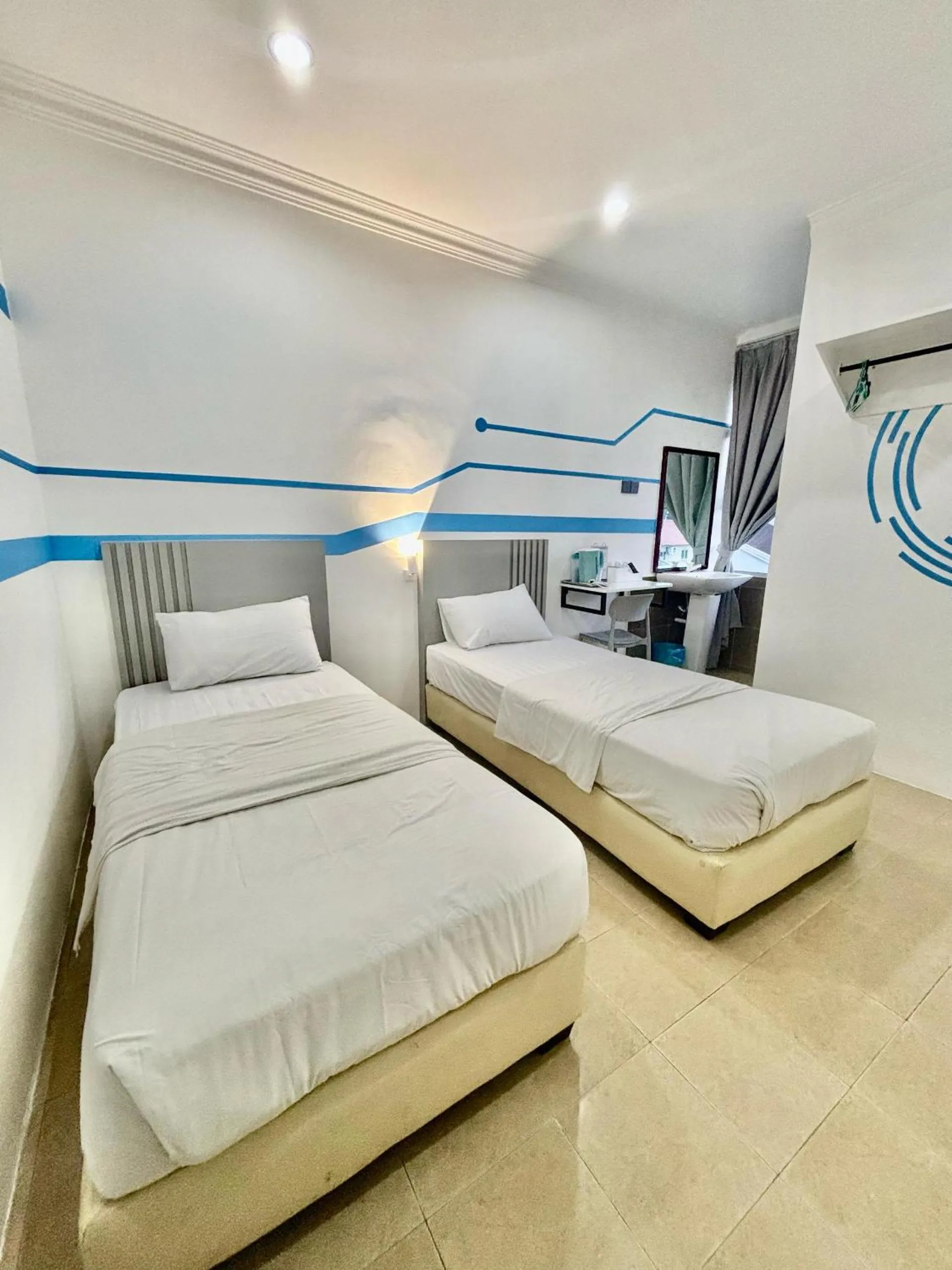 Bedroom, Bed in One Stop Hotel Ipoh