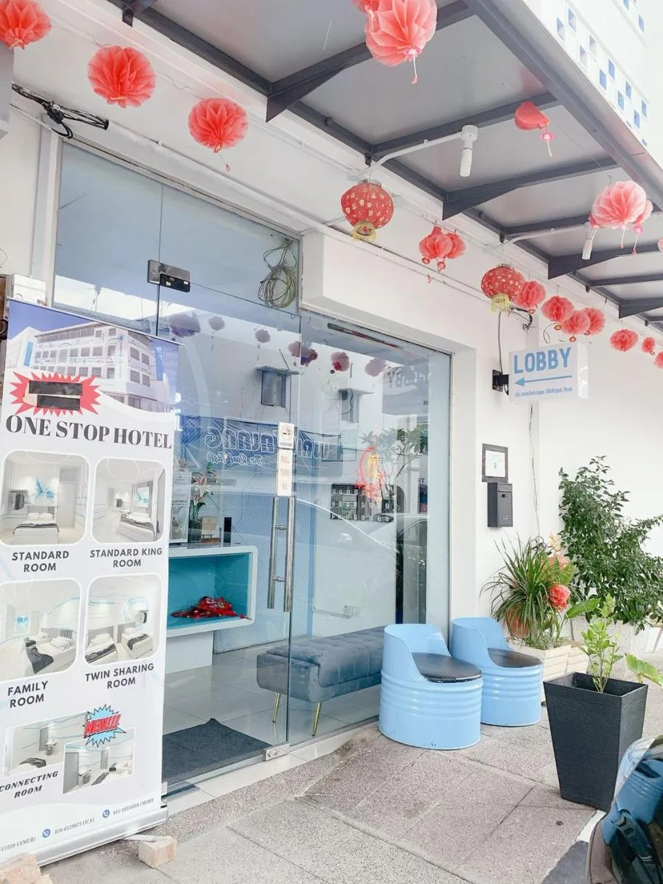 Property building in One Stop Hotel Ipoh