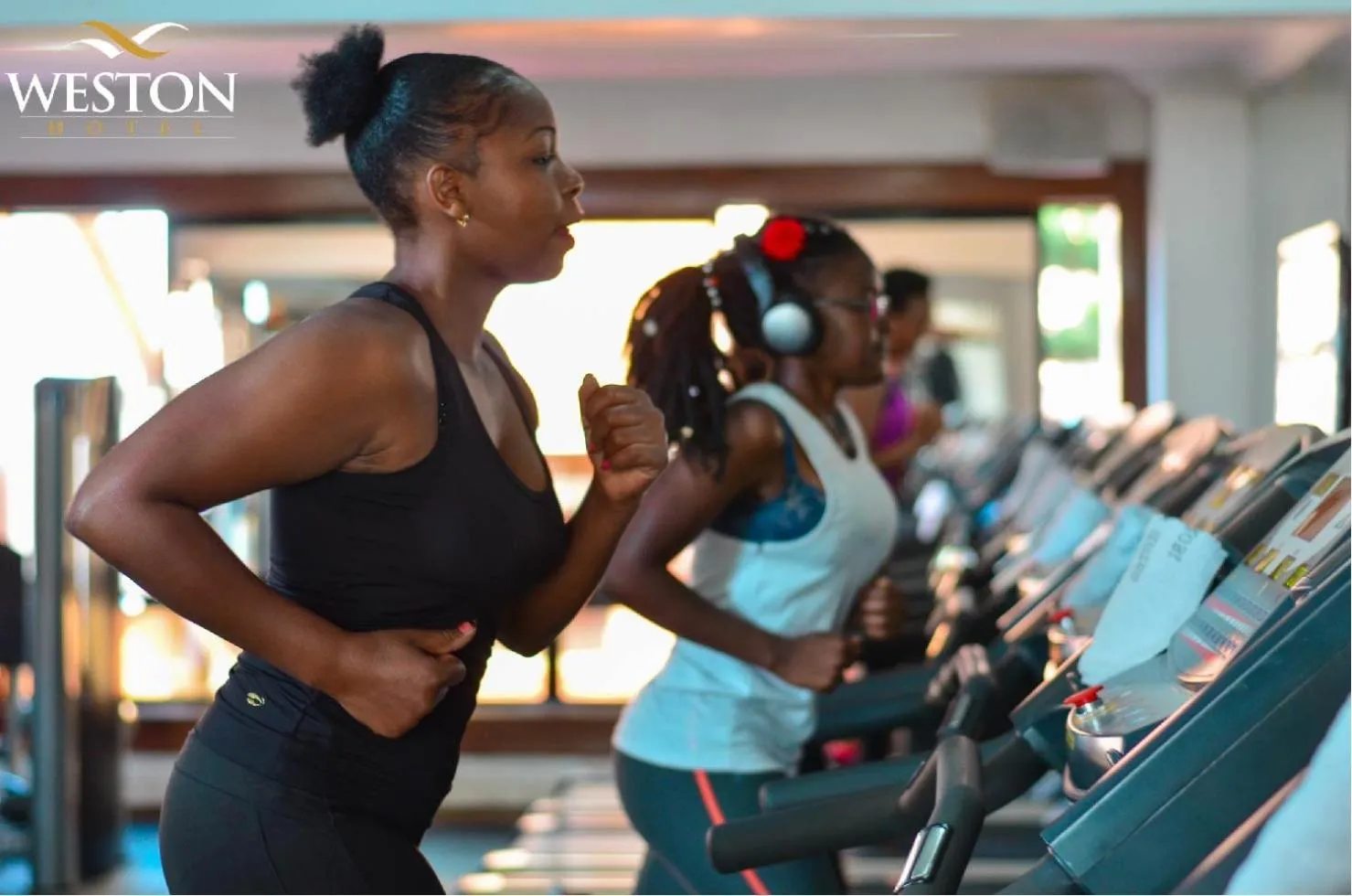 Fitness centre/facilities in Weston Hotel