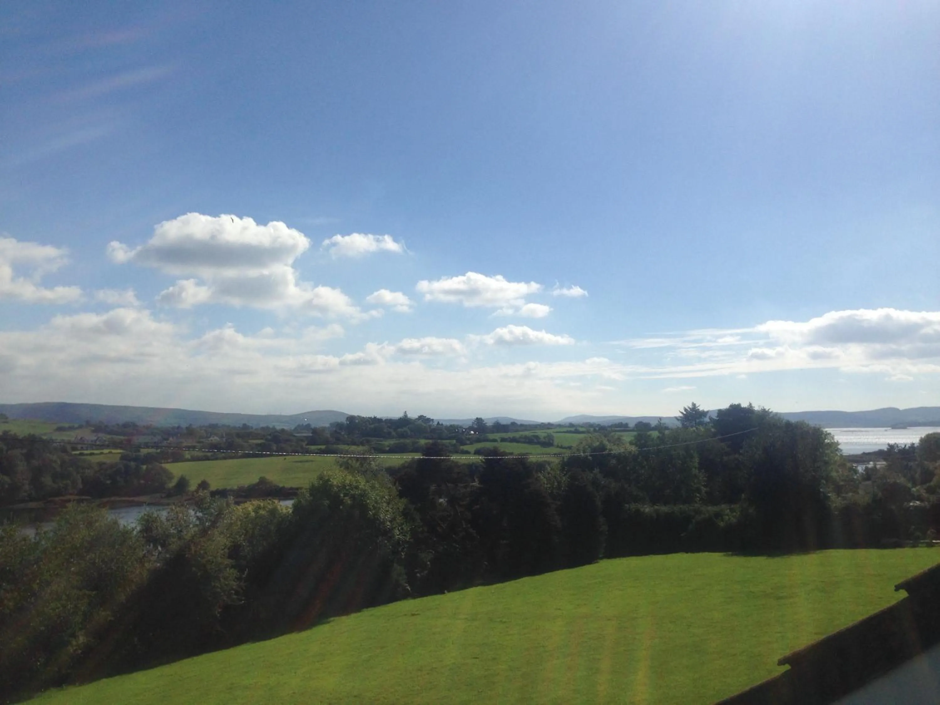 Garden view in Aran Lodge