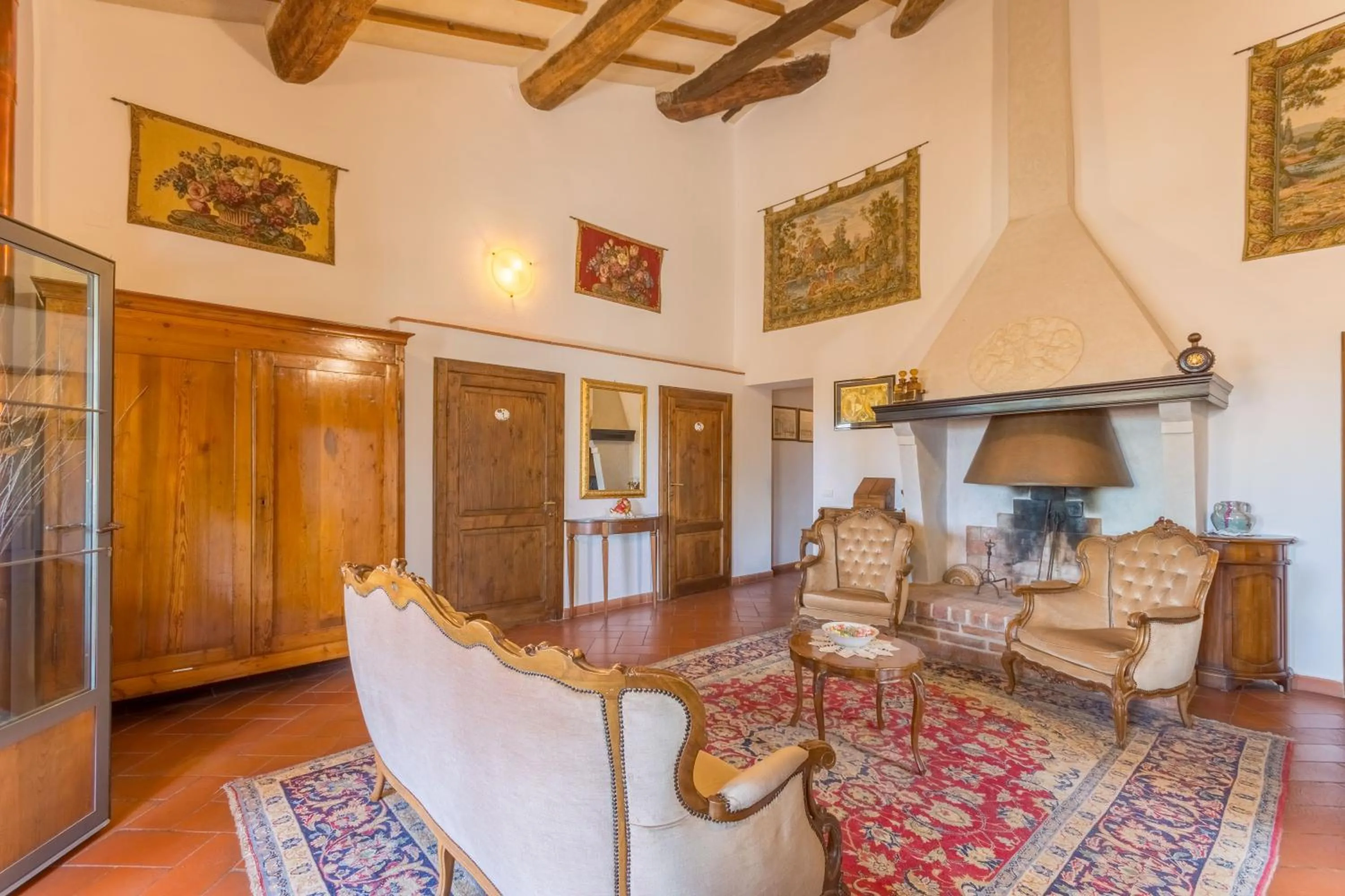 Living room in Il Canto del Sole
