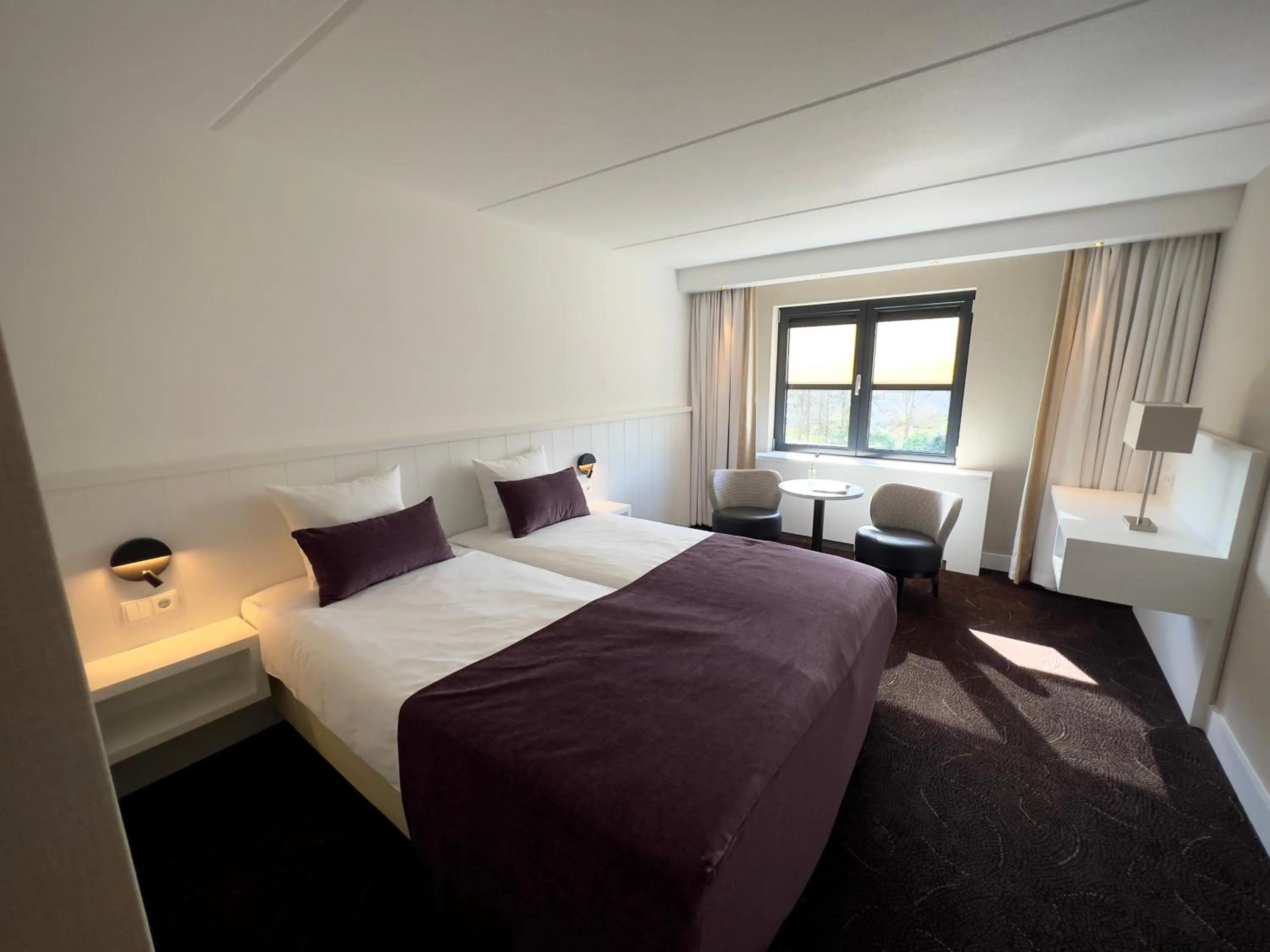 Bed in Van Der Valk Hotel Rotterdam Nieuwerkerk