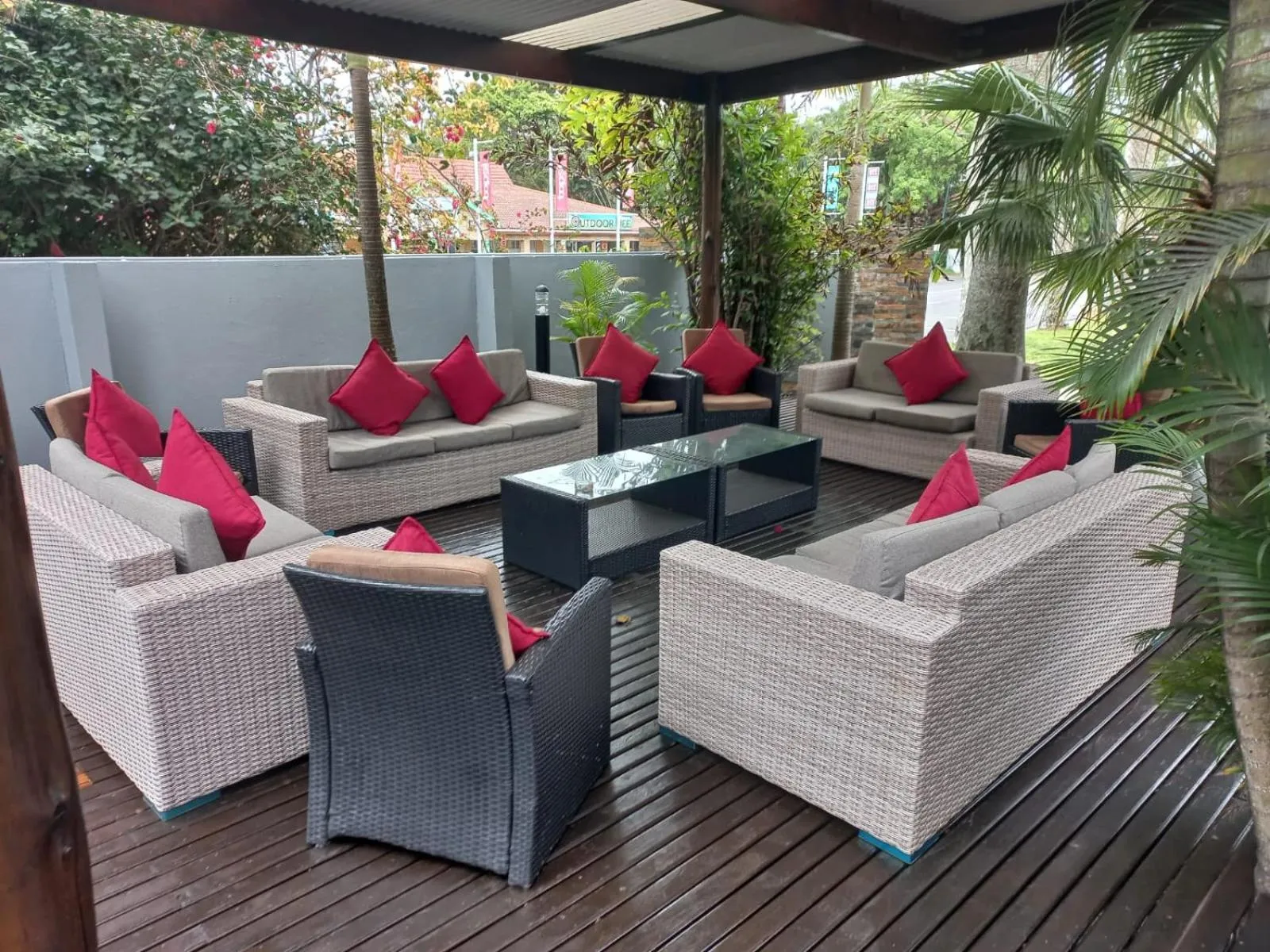 Seating area in Shonalanga Lodge