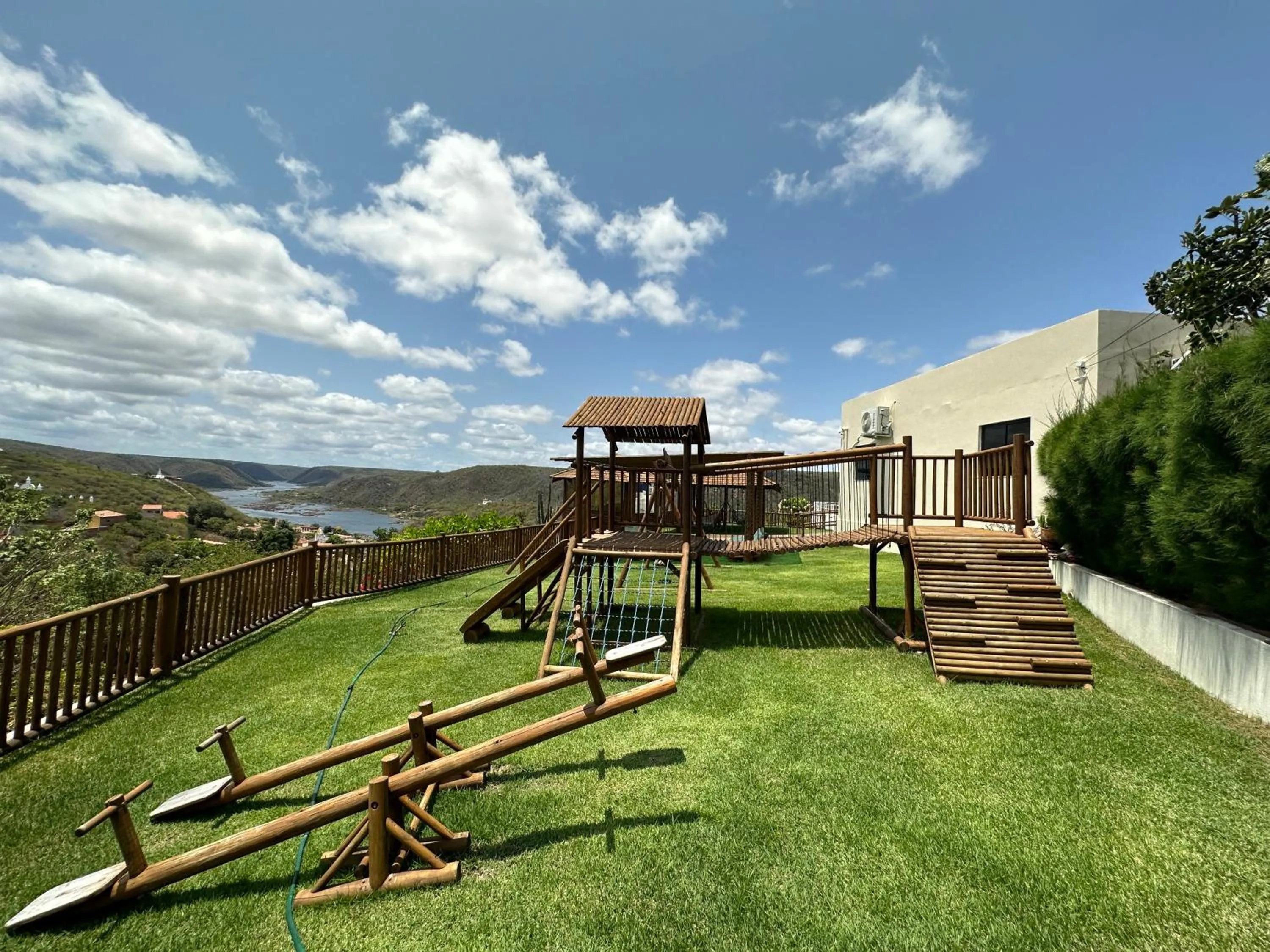 Children play ground in Hotel Aconchego do Velho Chico