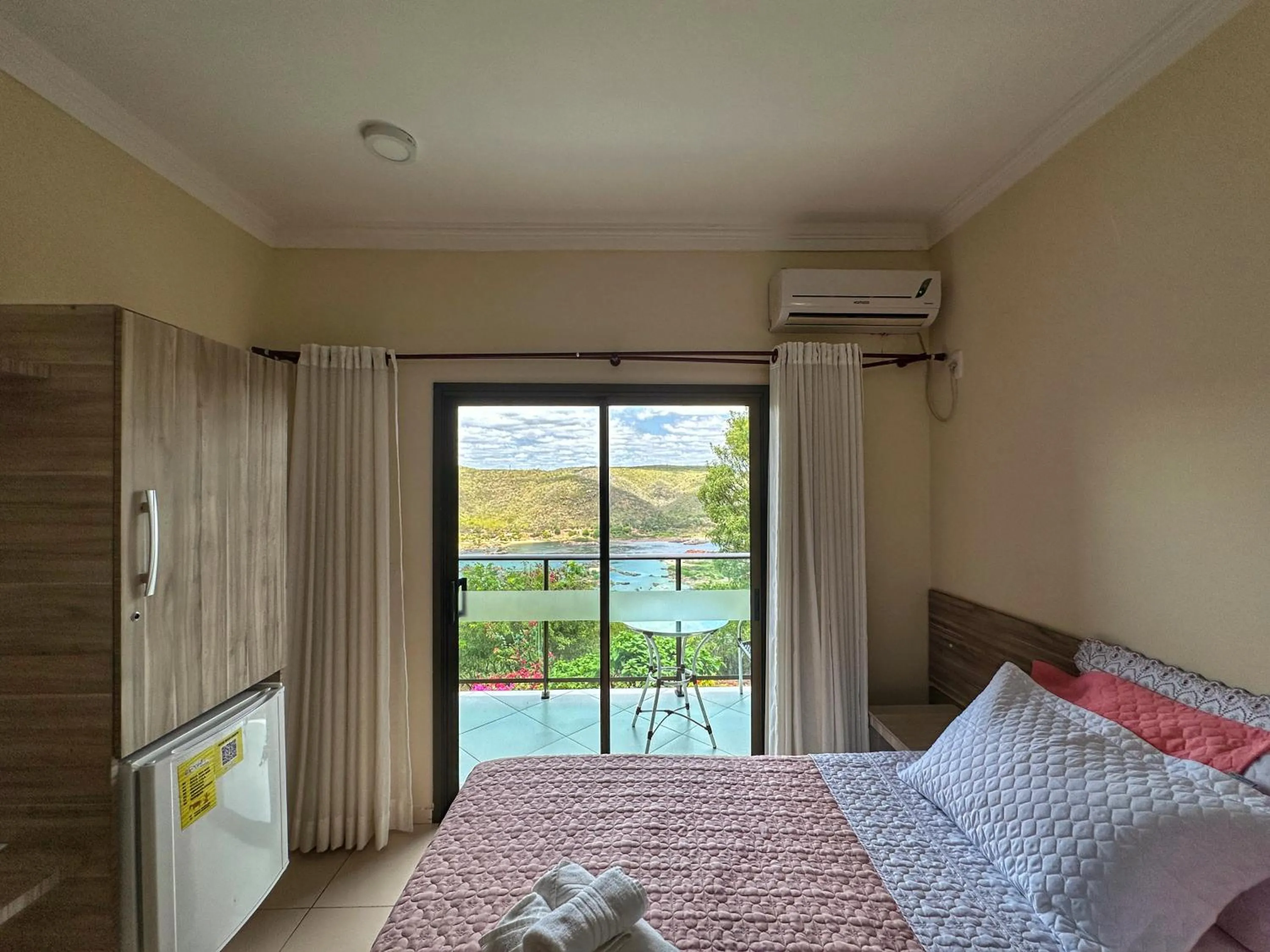 Bed in Hotel Aconchego do Velho Chico