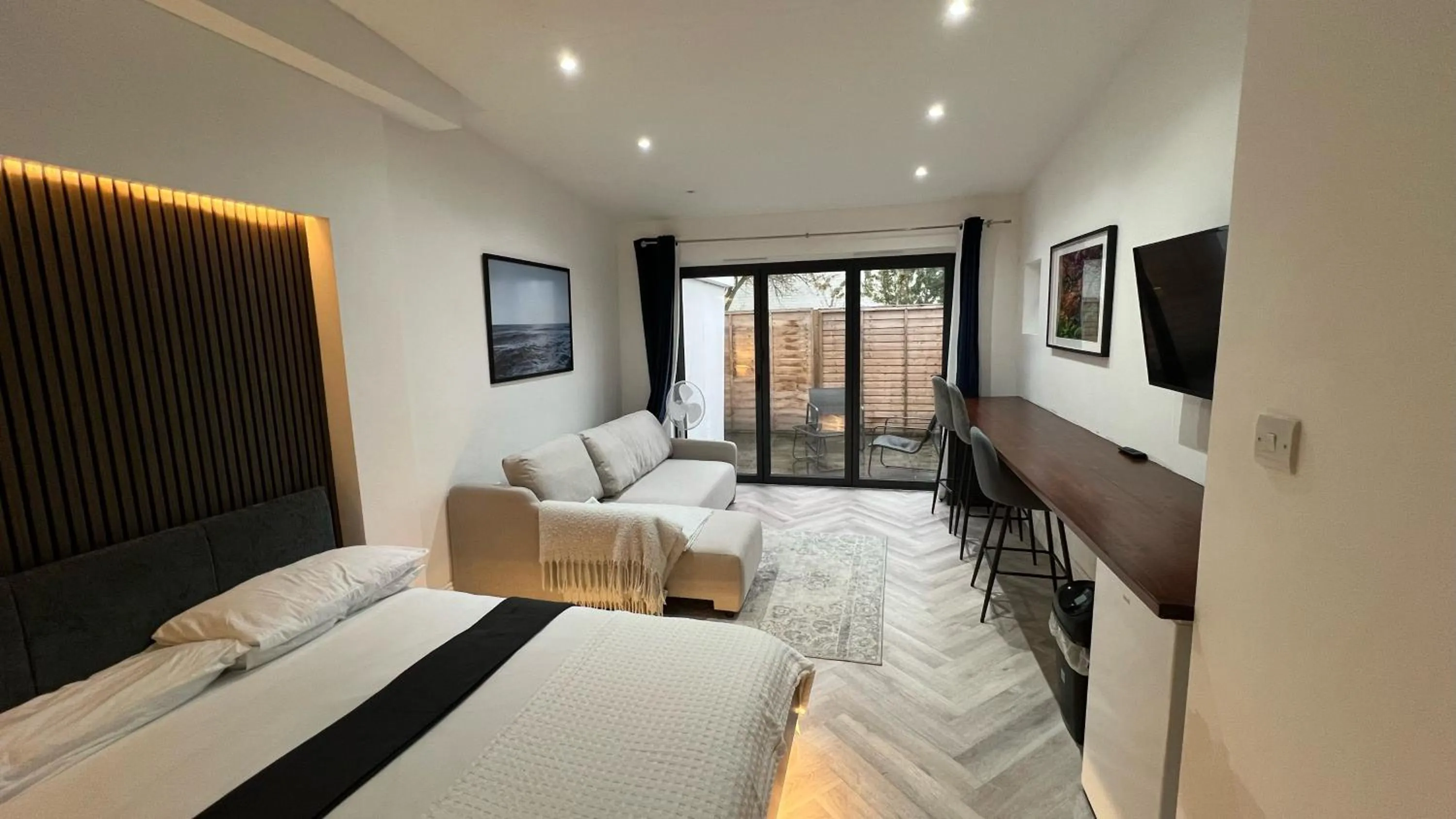 Bed in London Studios and Suites