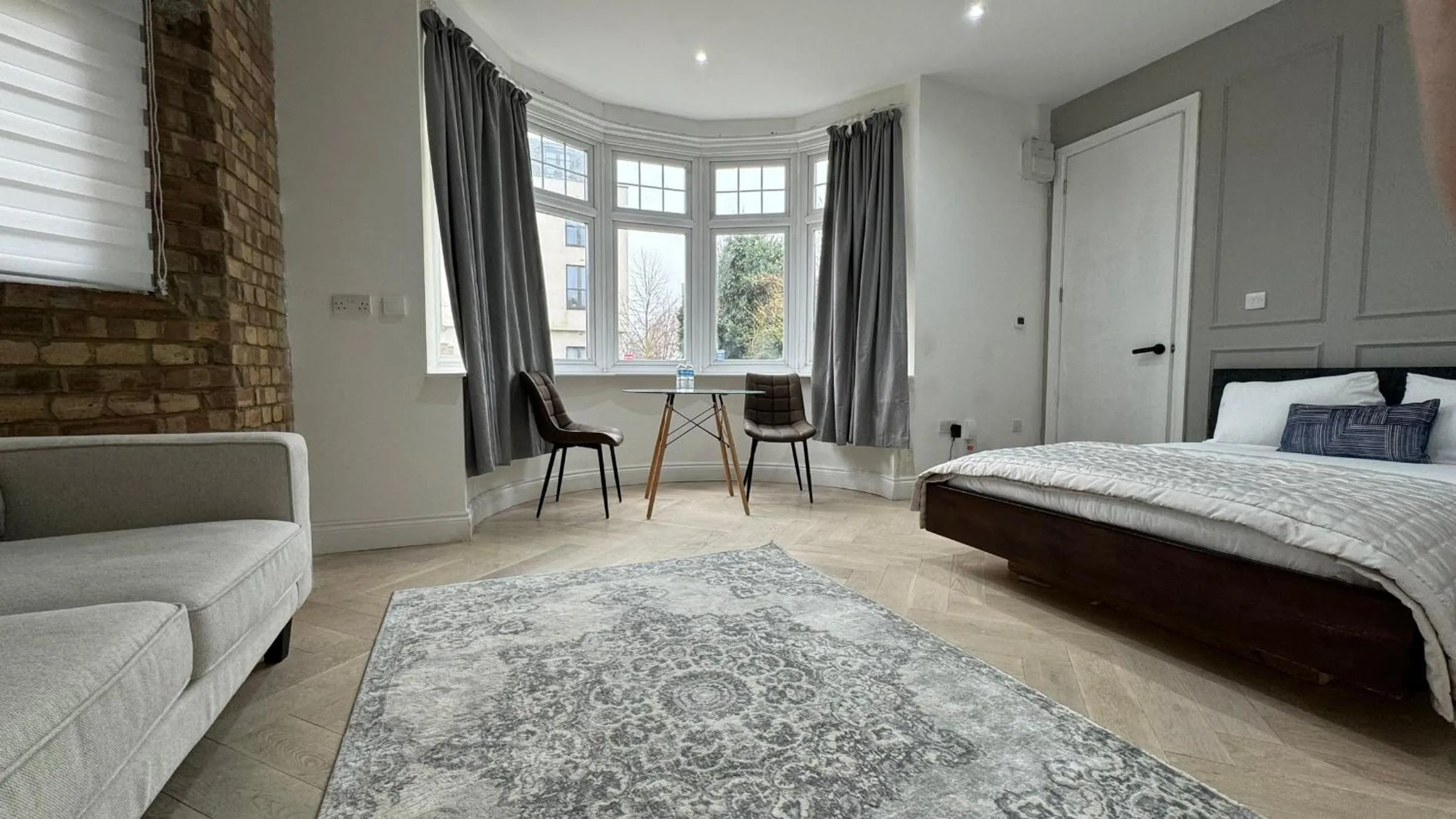 Bed in London Studios and Suites