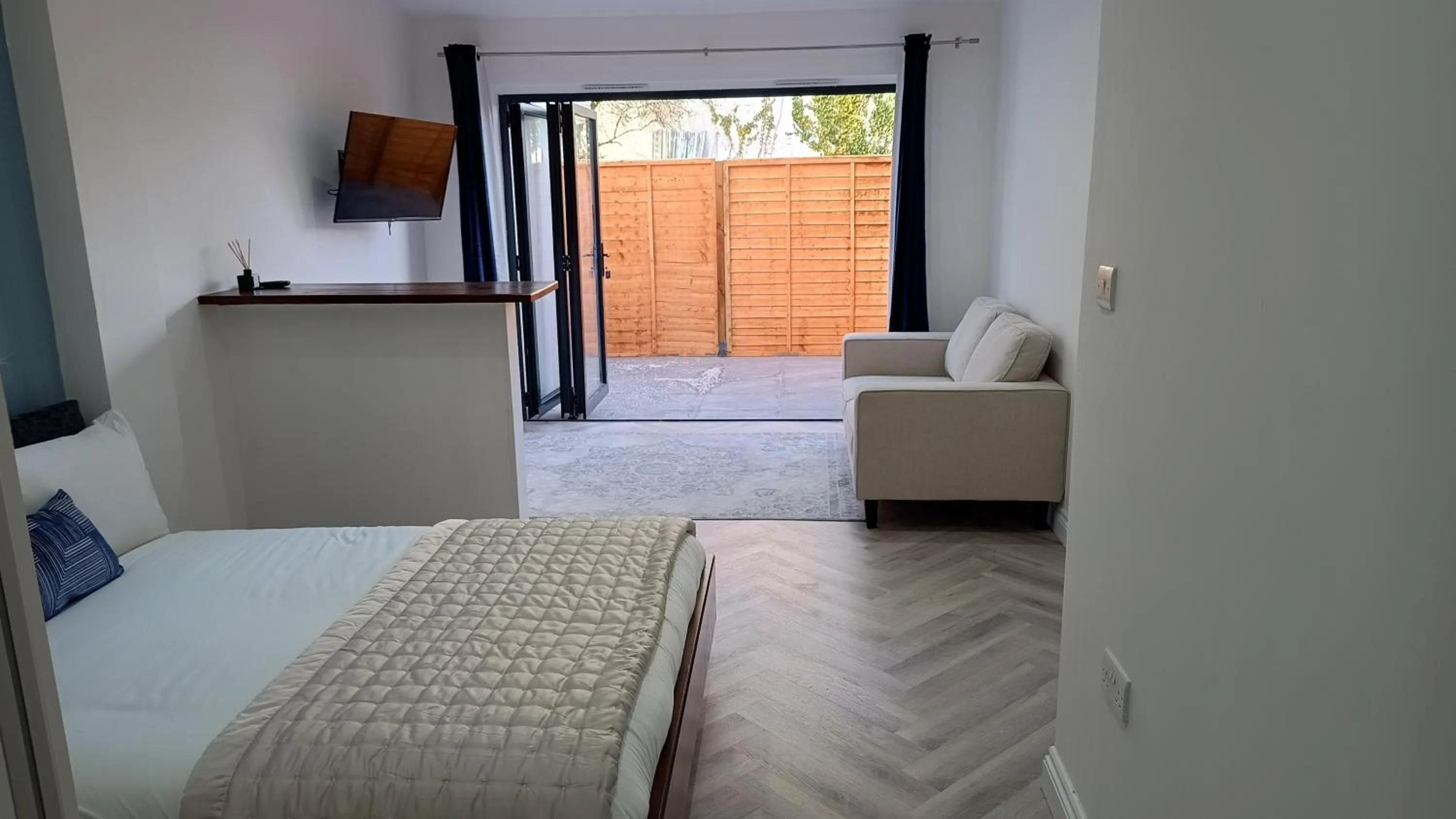 Bed in London Studios and Suites