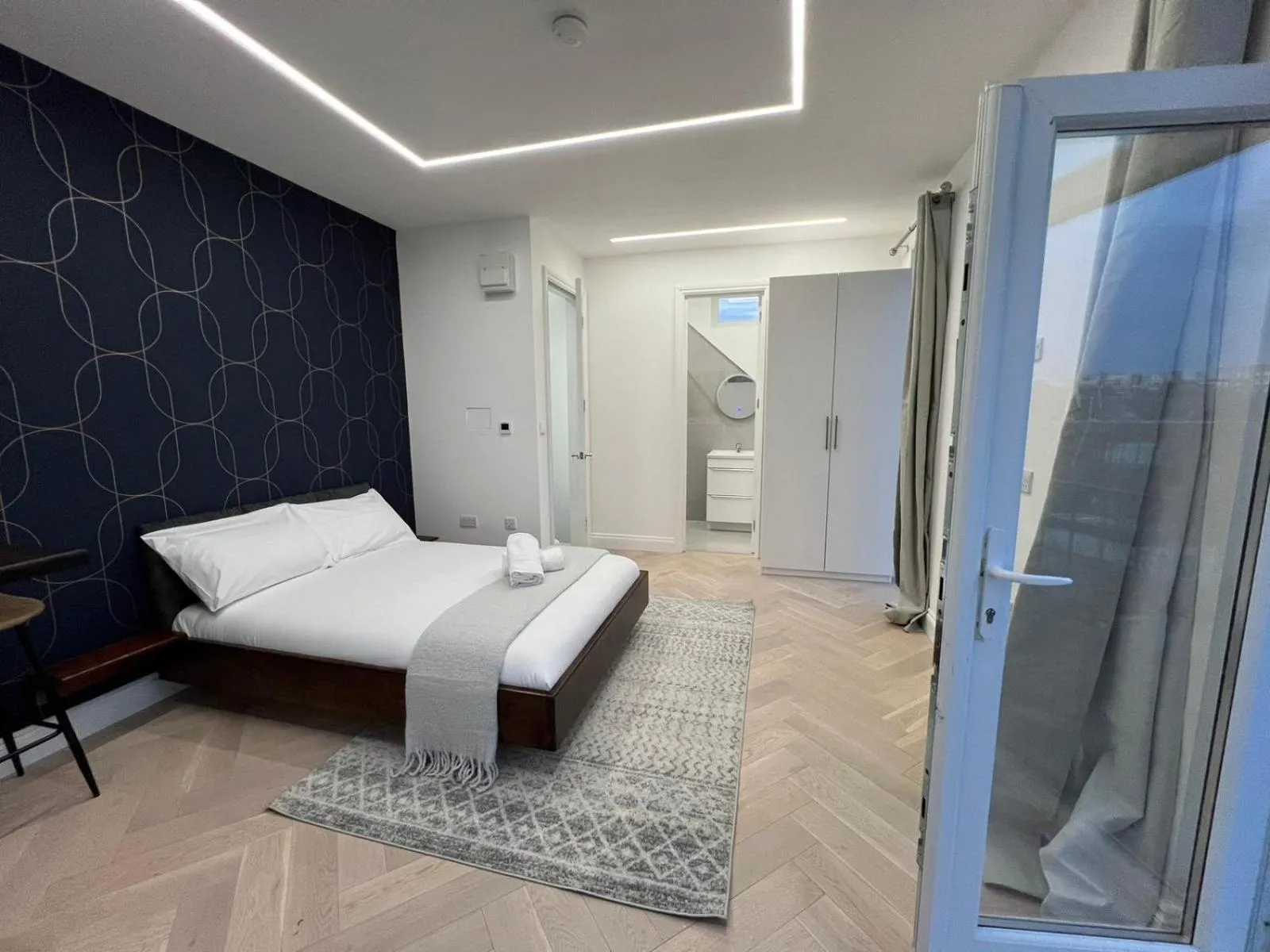 Bed in London Studios and Suites