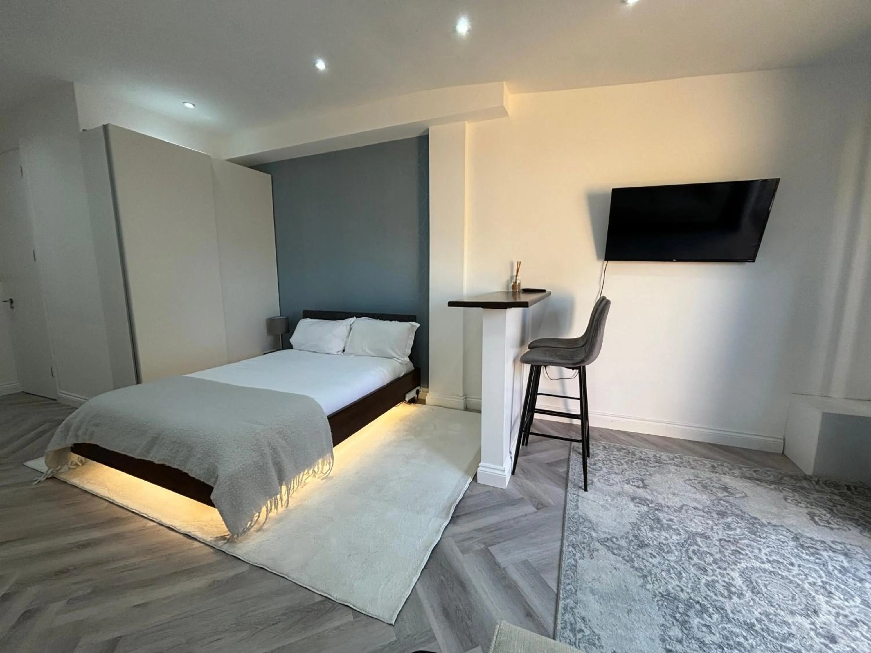 Bed in London Studios and Suites