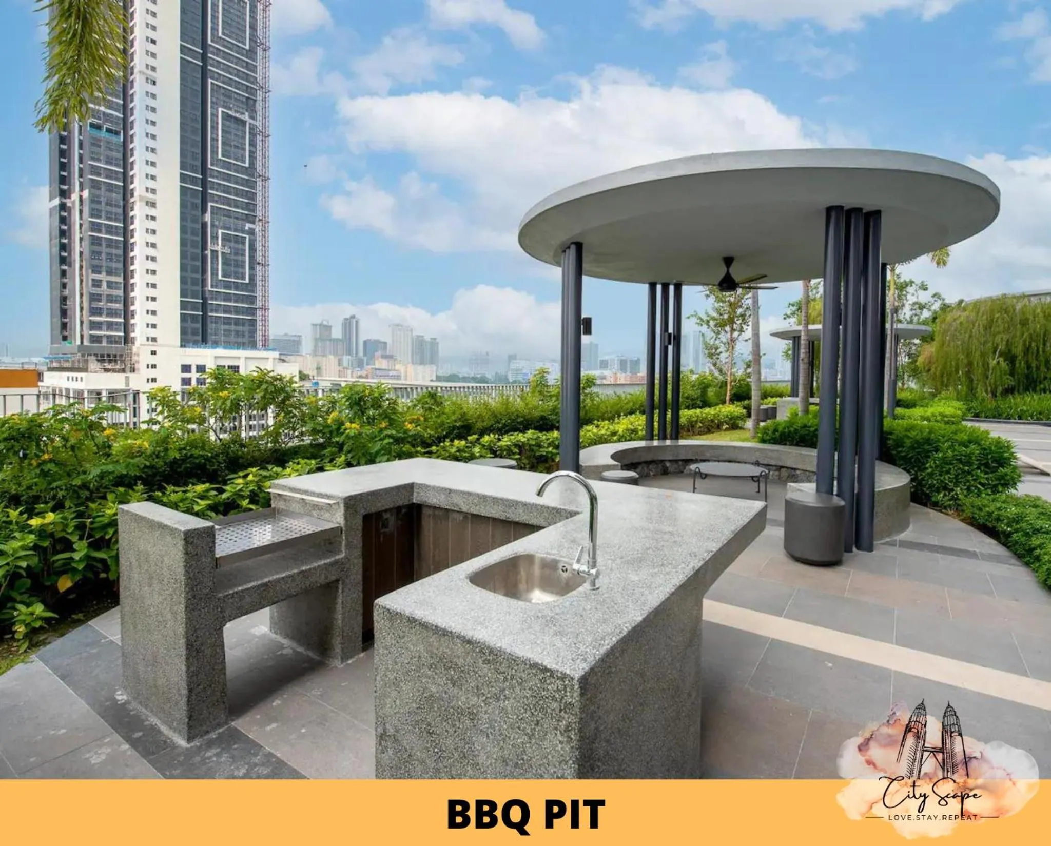BBQ facilities in Trion @ Kuala Lumpur near KLCC TRX by Cityscape