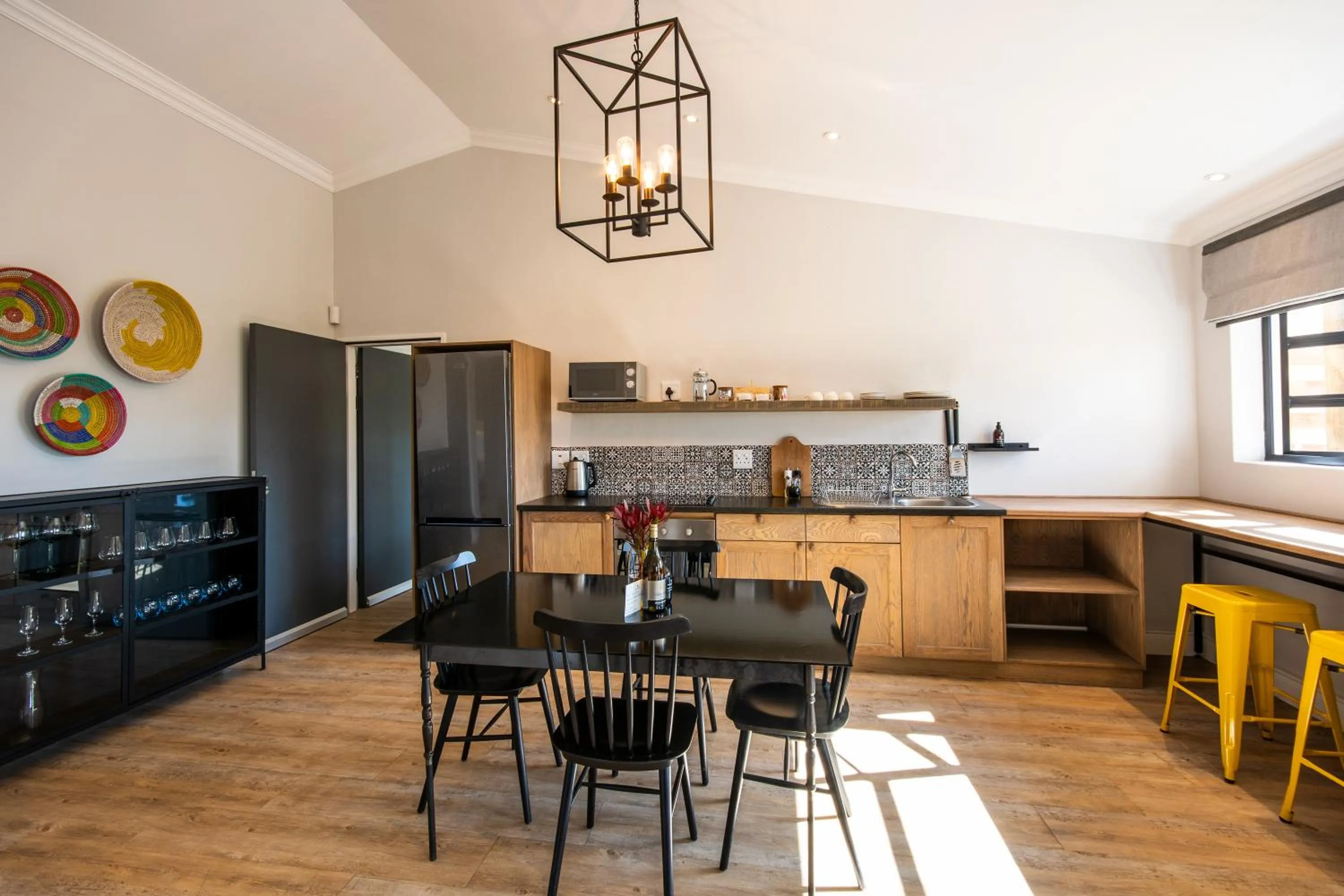 Dining area in Boschendal Farm Estate