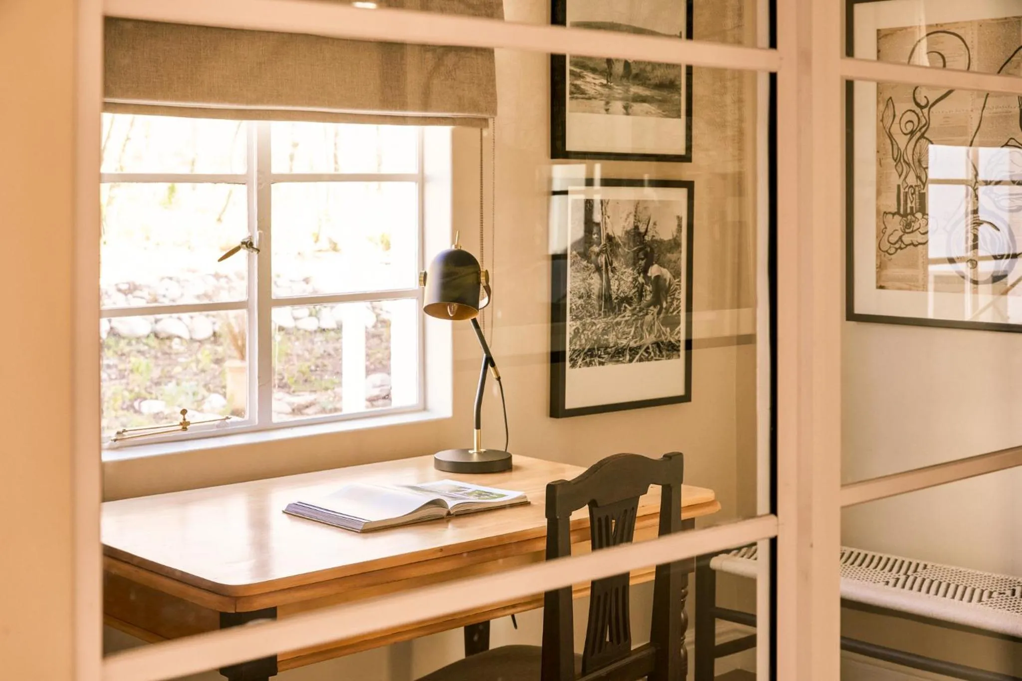 Seating area in Boschendal Farm Estate