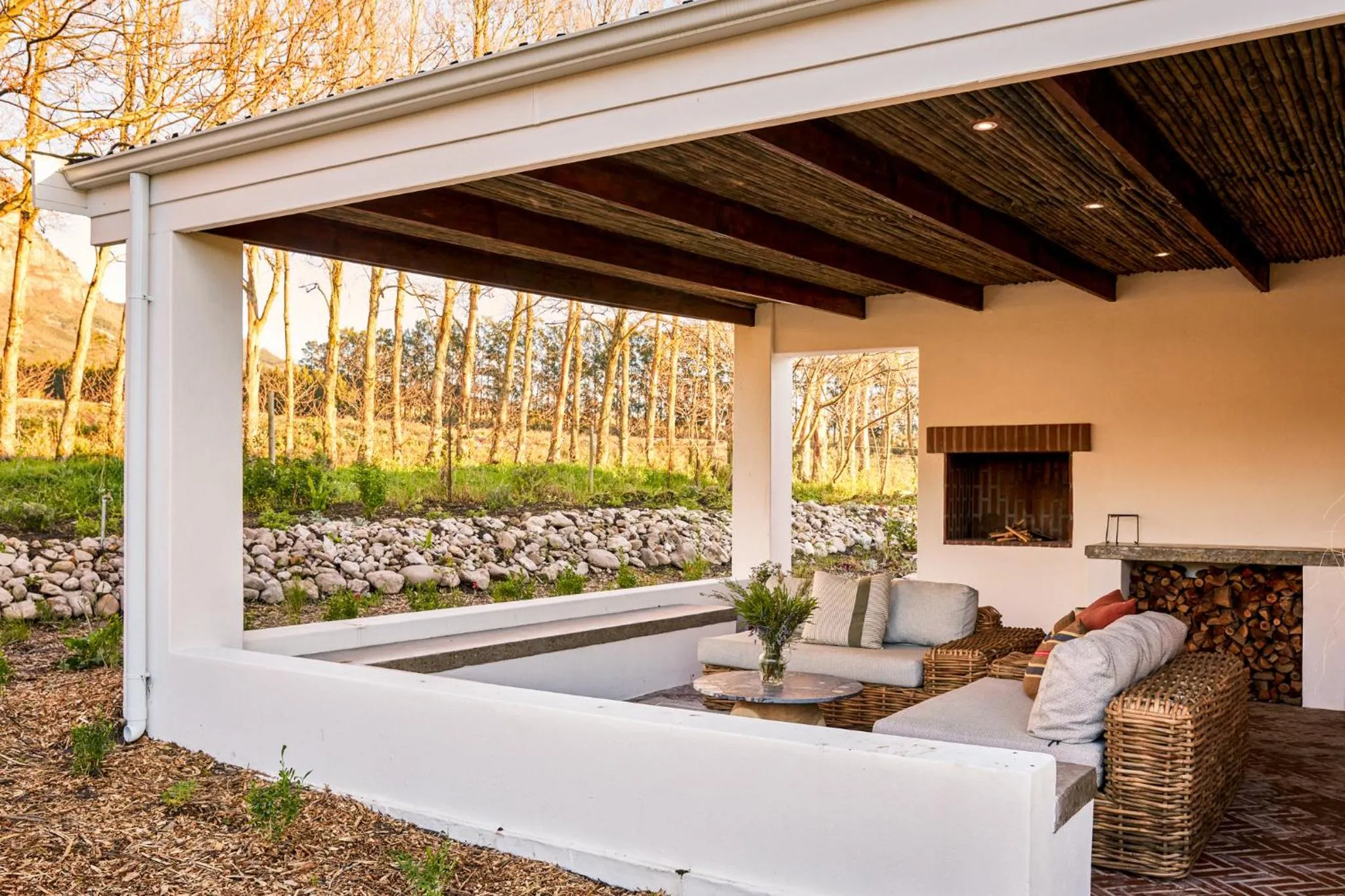 Patio in Boschendal Farm Estate