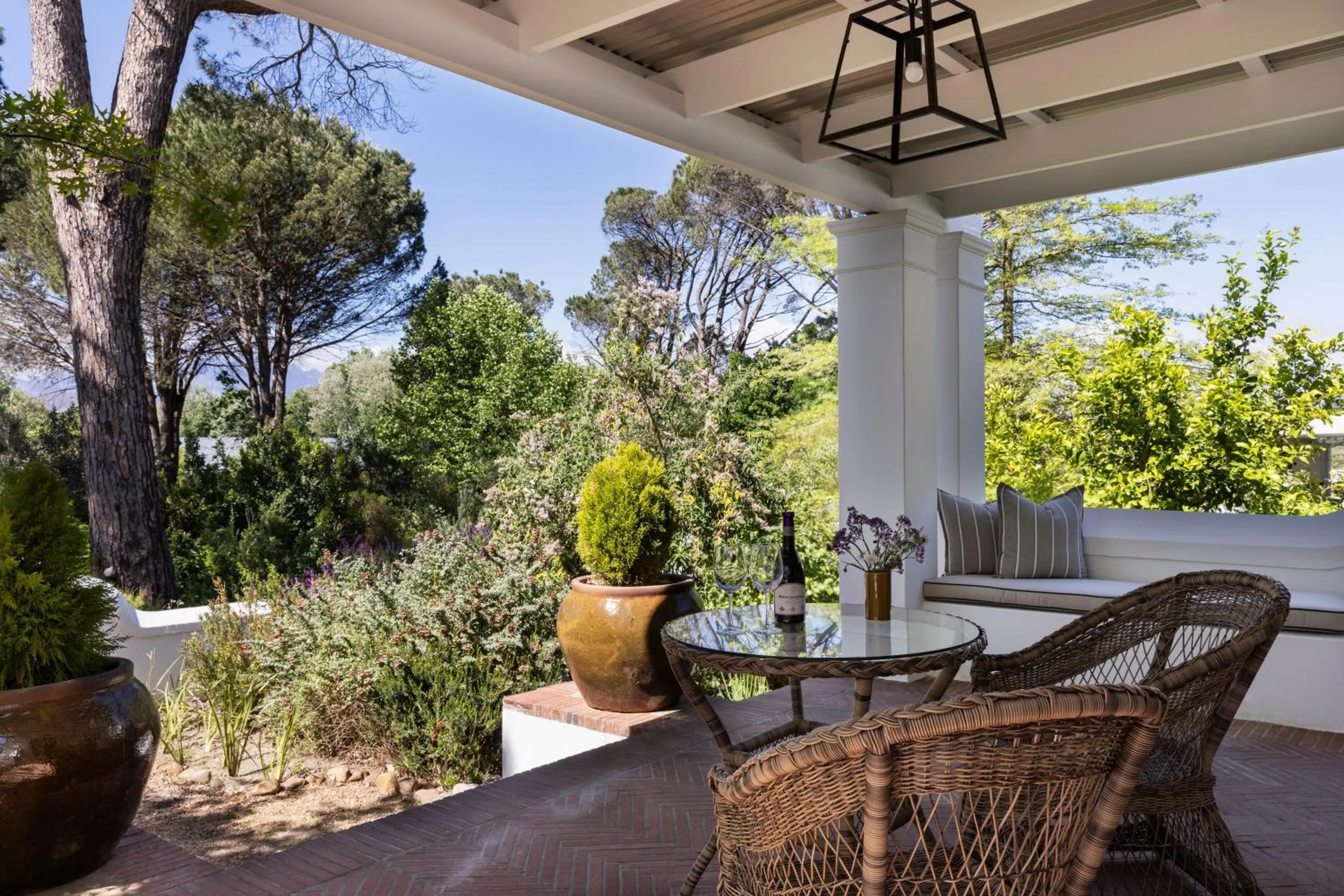 Patio in Boschendal Farm Estate