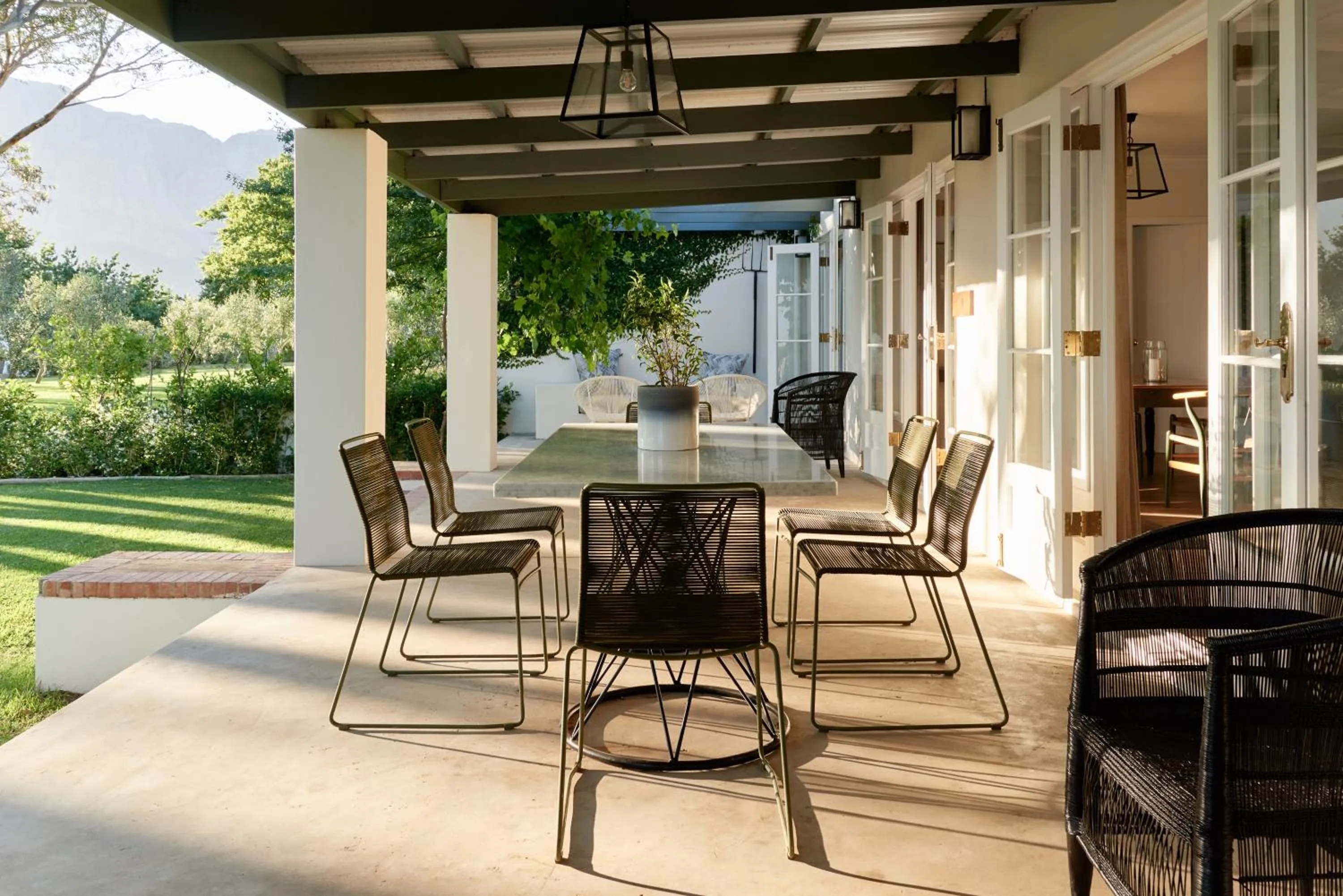 Patio in Boschendal Farm Estate