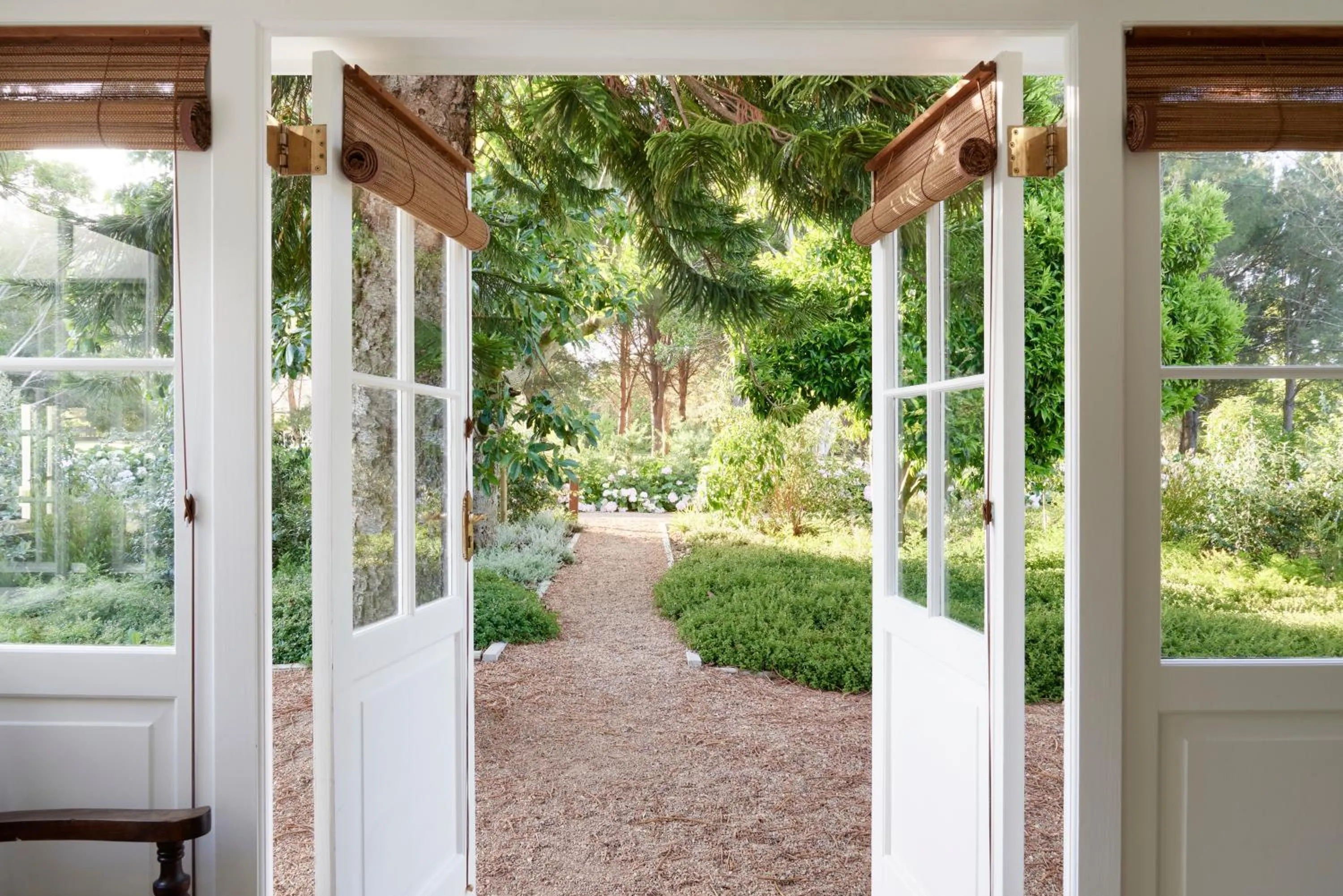 Garden view in Boschendal Farm Estate