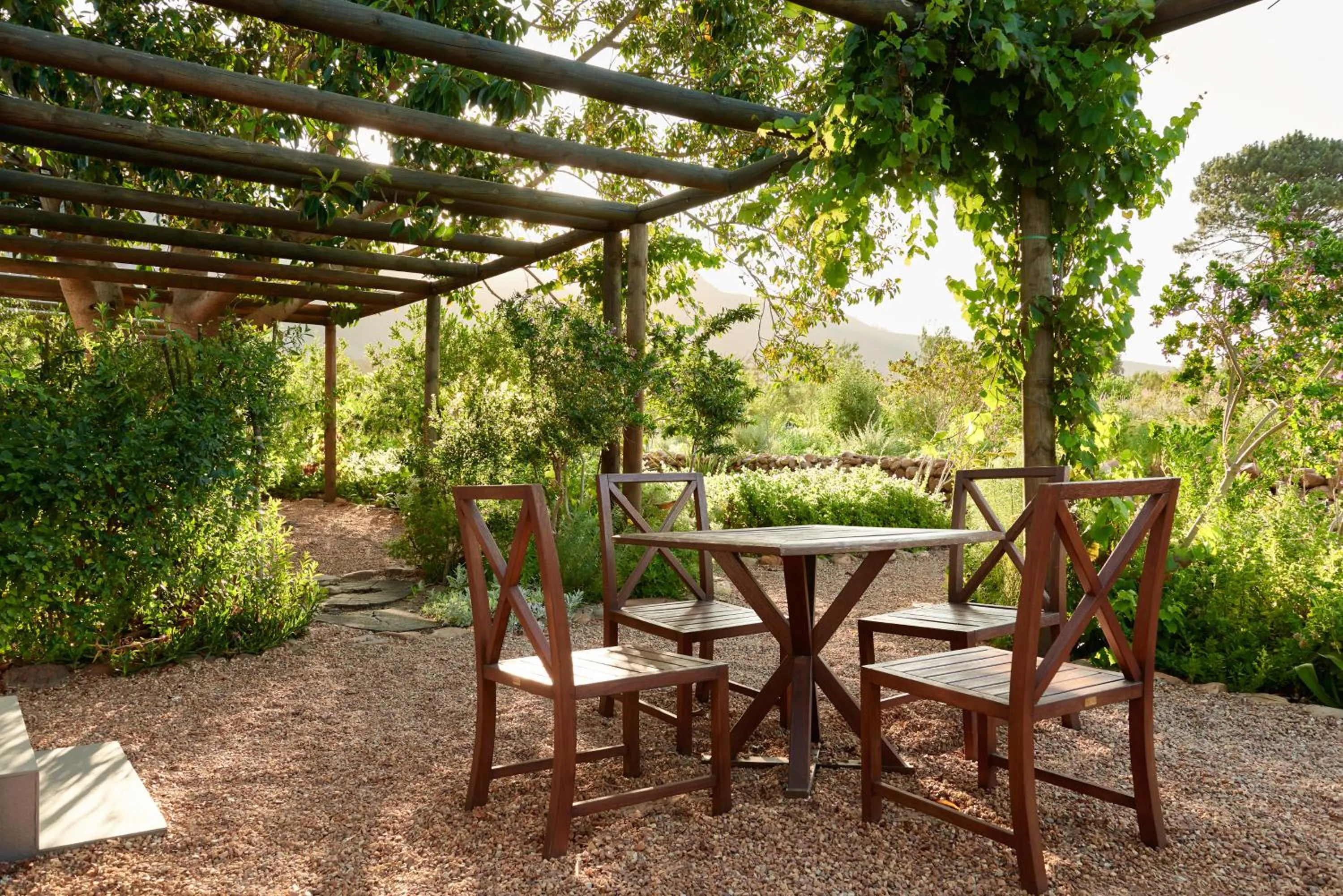 Patio in Boschendal Farm Estate