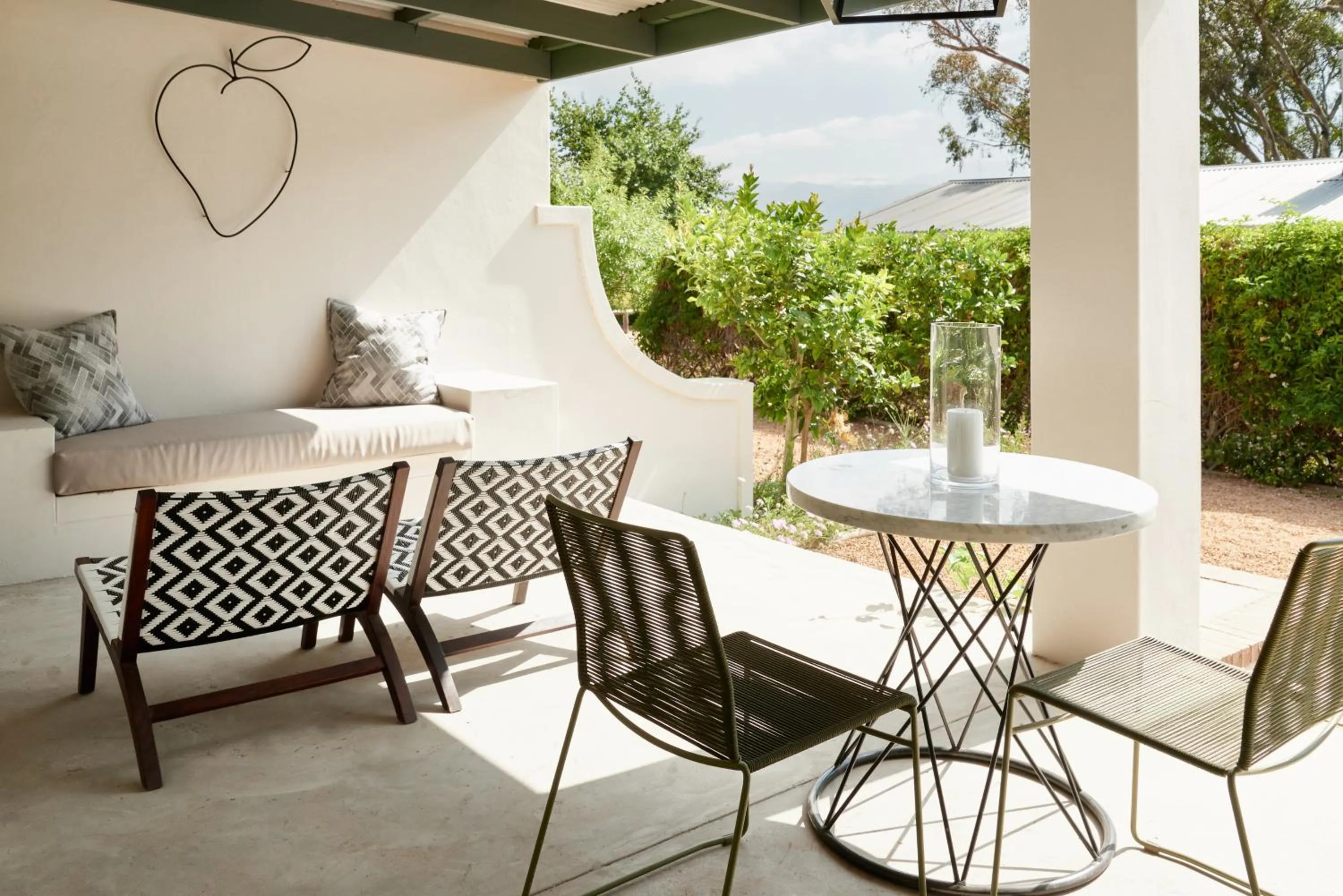 Patio in Boschendal Farm Estate