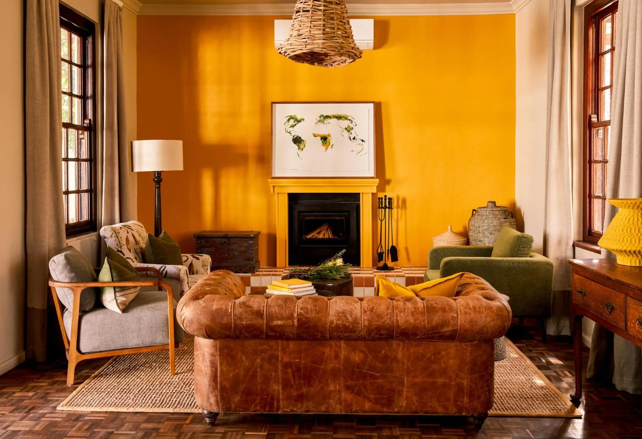 Seating area in Boschendal Farm Estate