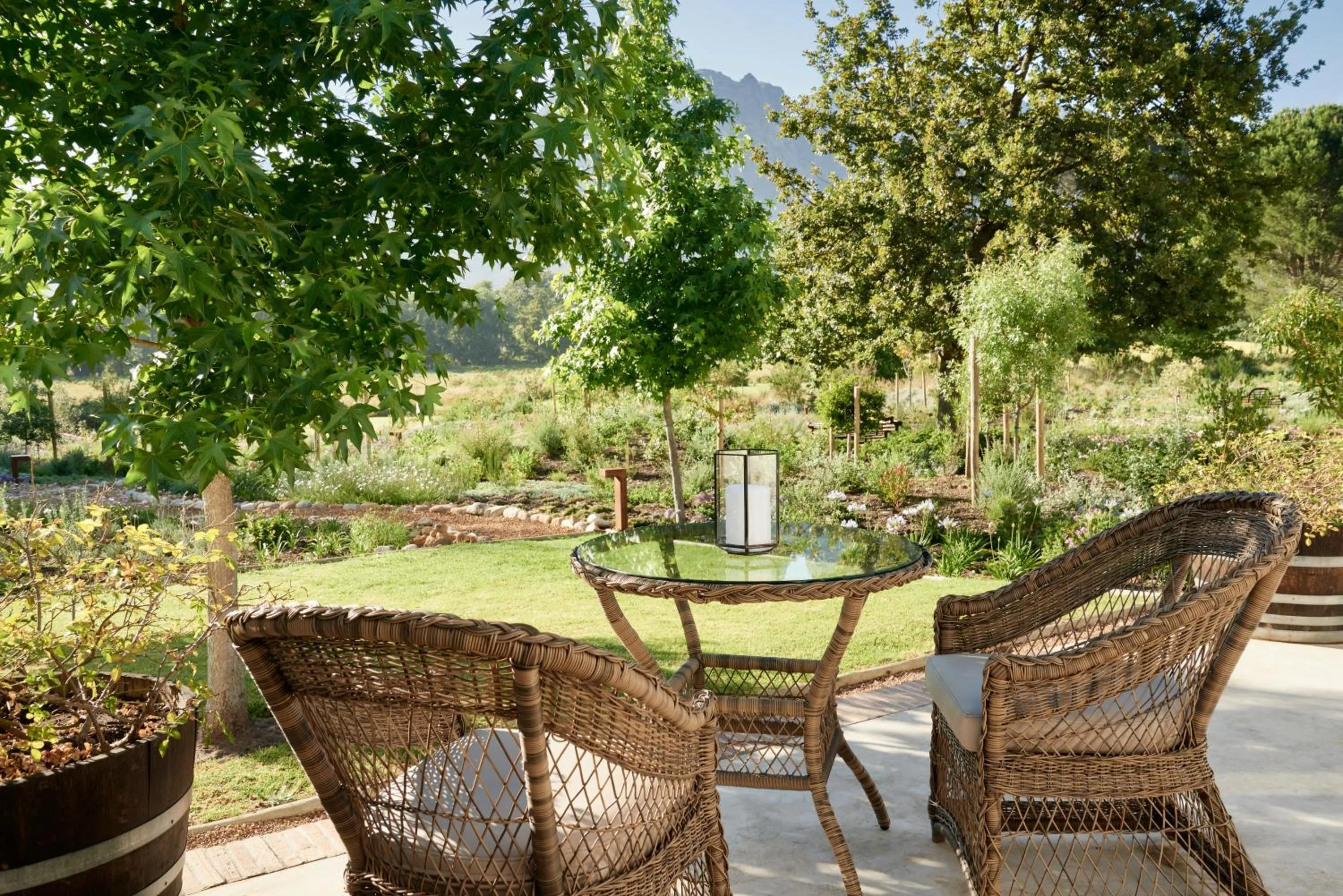 Patio in Boschendal Farm Estate