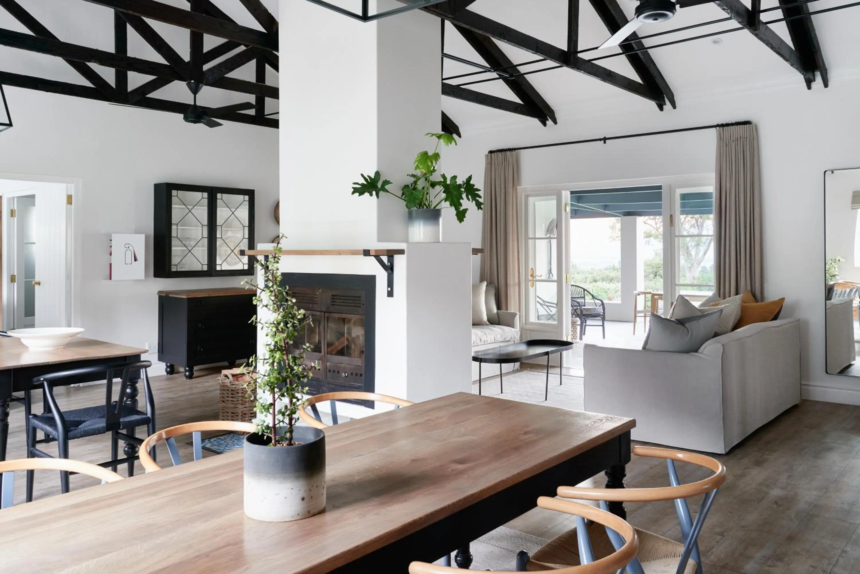 Living room in Boschendal Farm Estate
