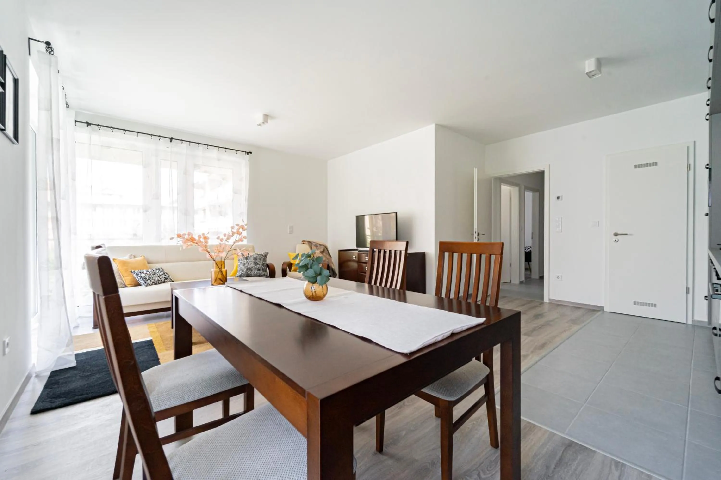 Communal lounge/ TV room in Spirit Apartments by FirstHost